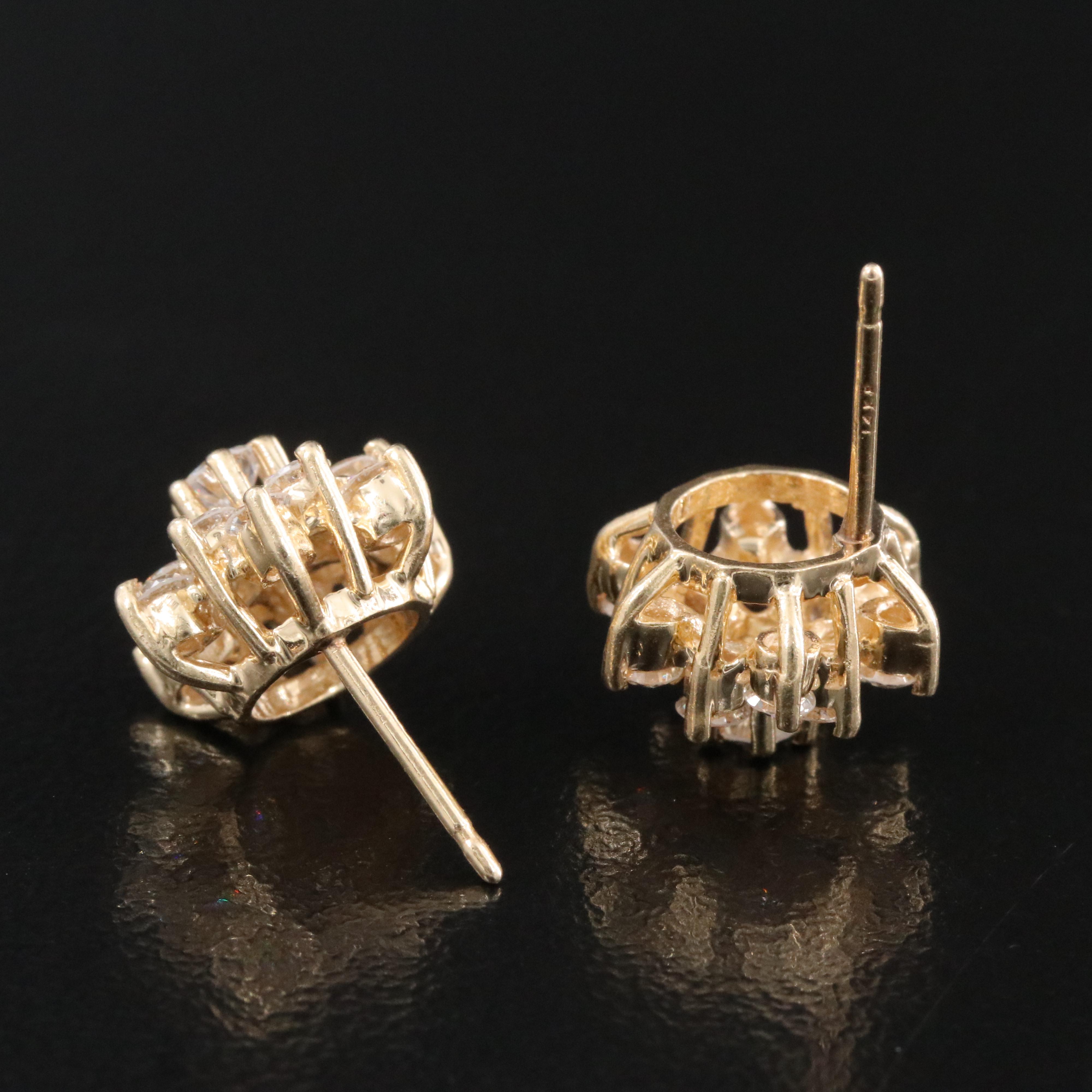 14K 1.08 CTW Diamond Earrings