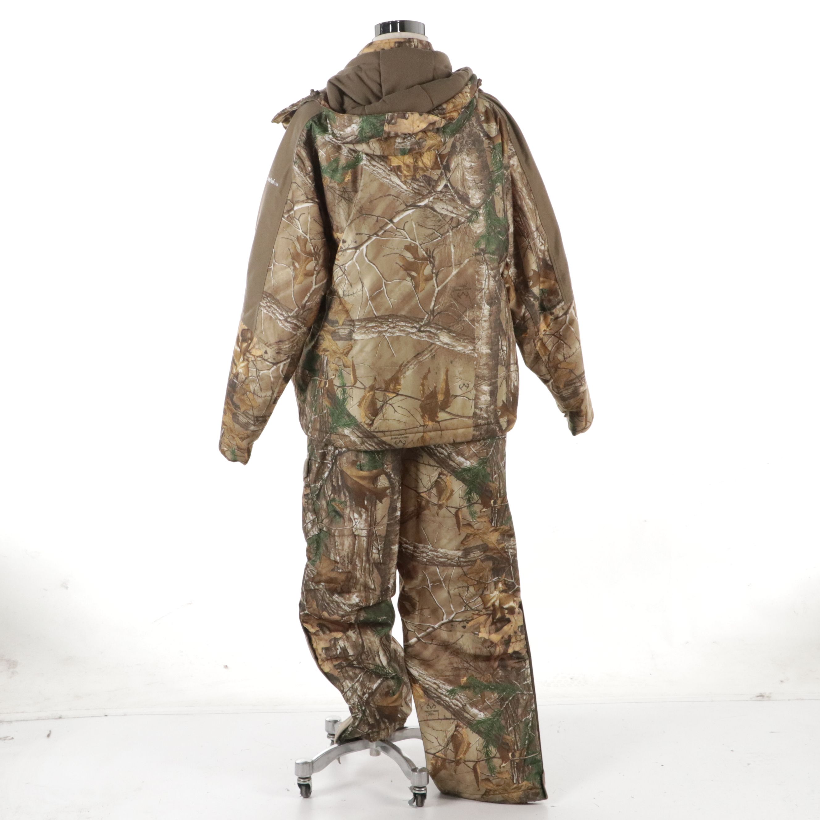 Men's Field & Stream Camouflage Insulated Bib, Hunting Jacket & Gloves, With Tag