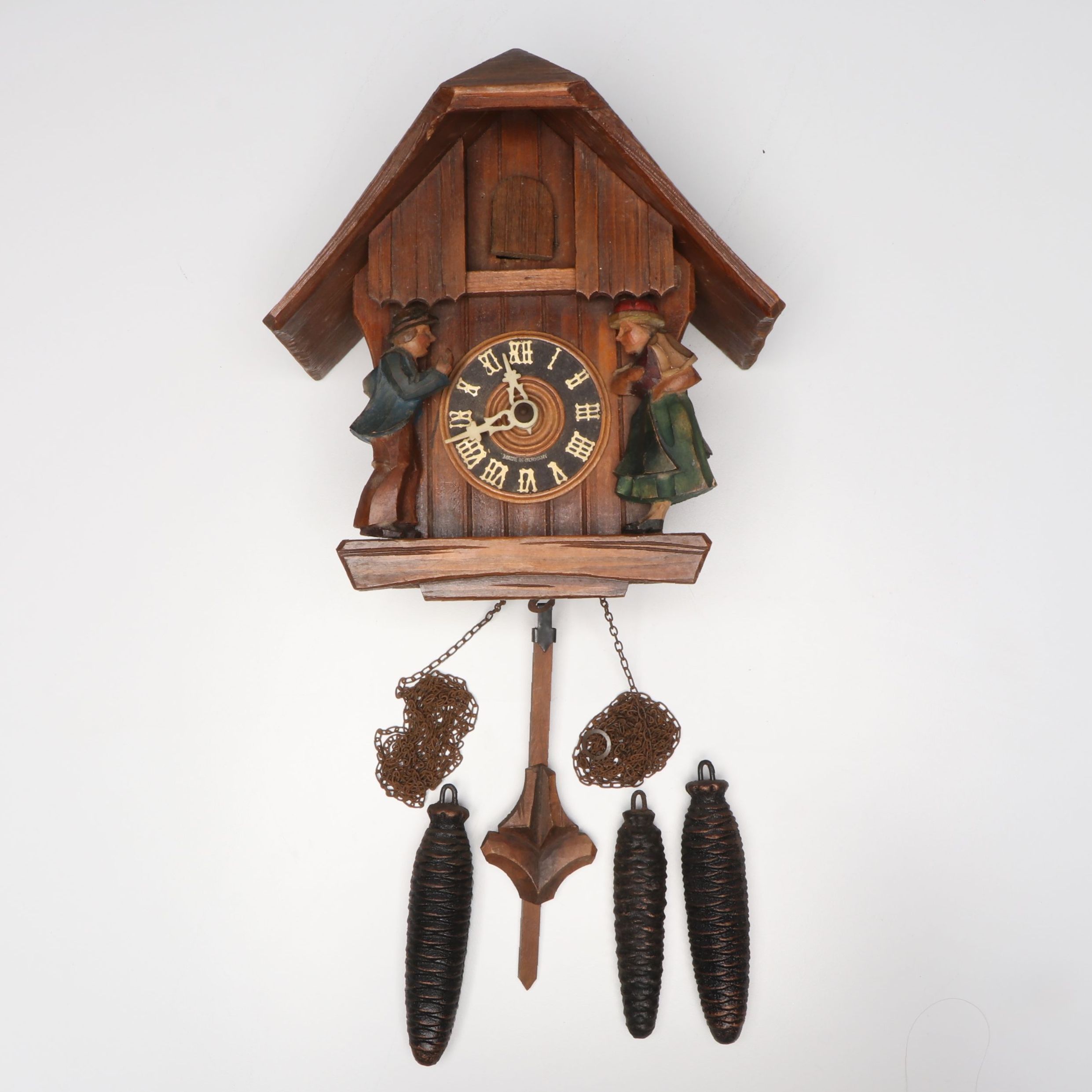 German Black Forest Wooden Cuckoo Clock
