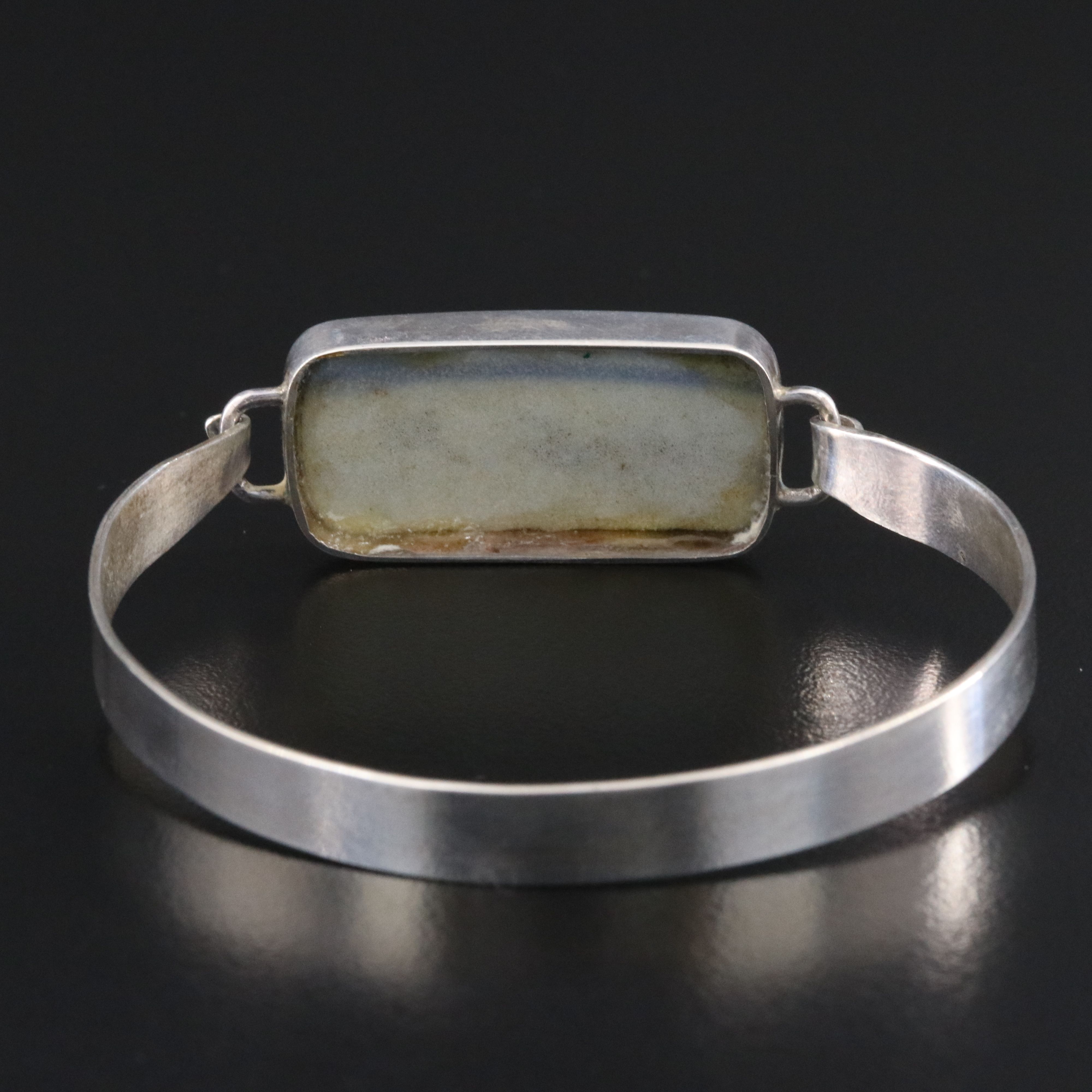 Sterling Pottery Bracelet