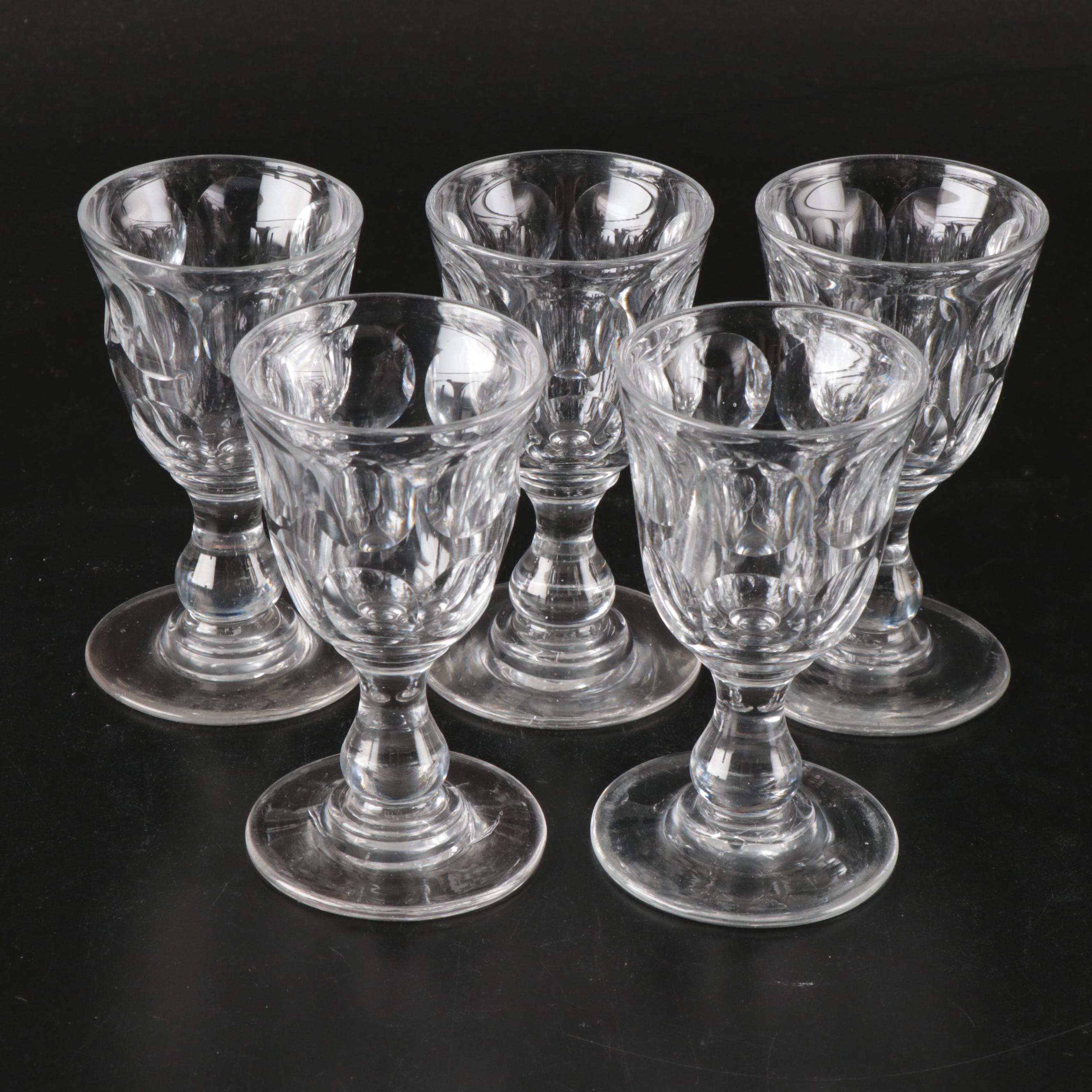 Signed Daum Crystal Freeform Bowl with Vase, Goblets, and More Glassware