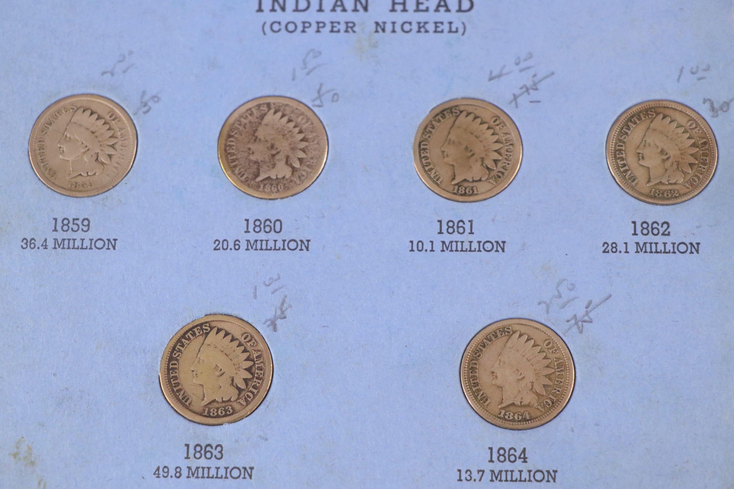 Flying Eagle and Indian Head Cents