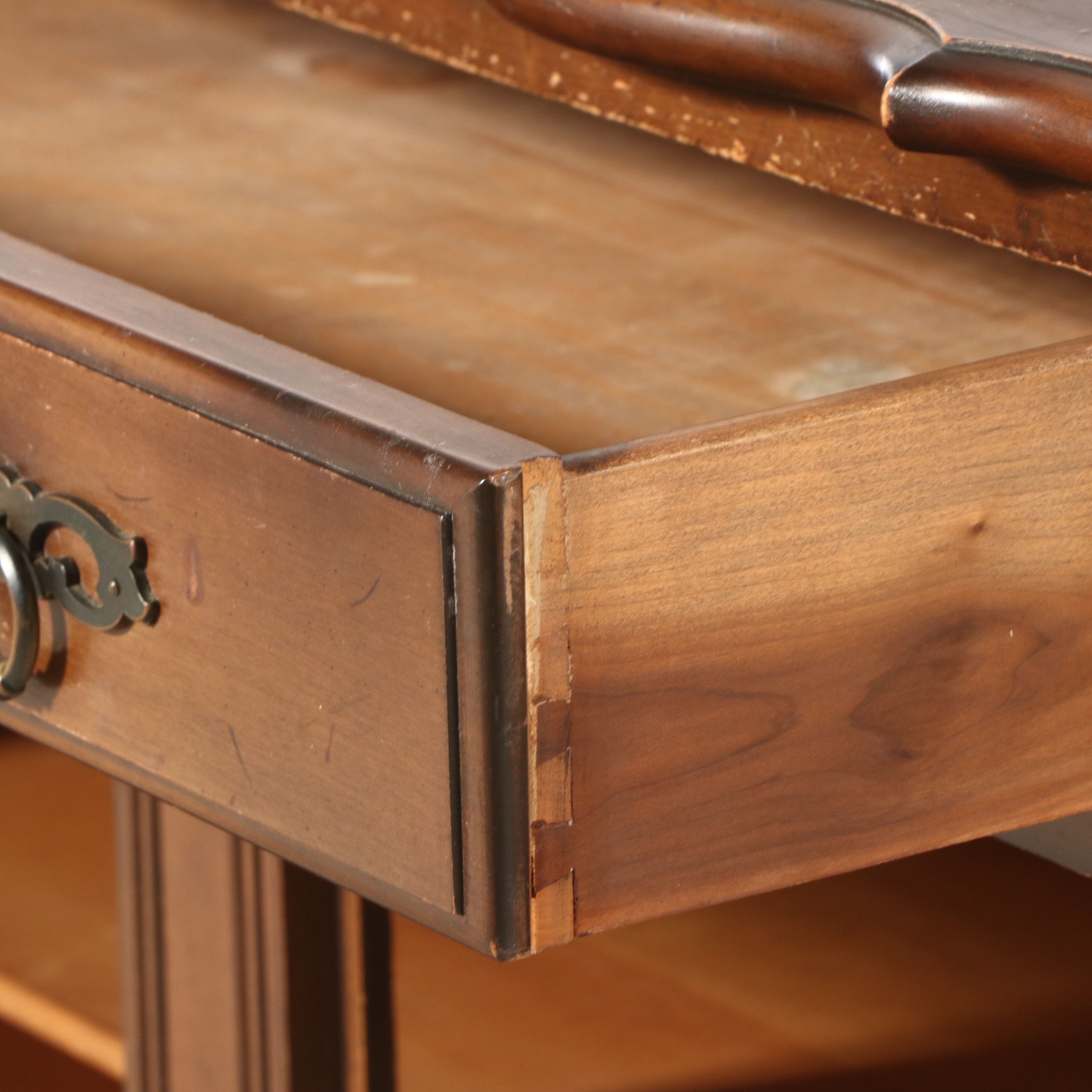 French Provincial Style Carved Wood Cabinet, Early to Mid-20th Century