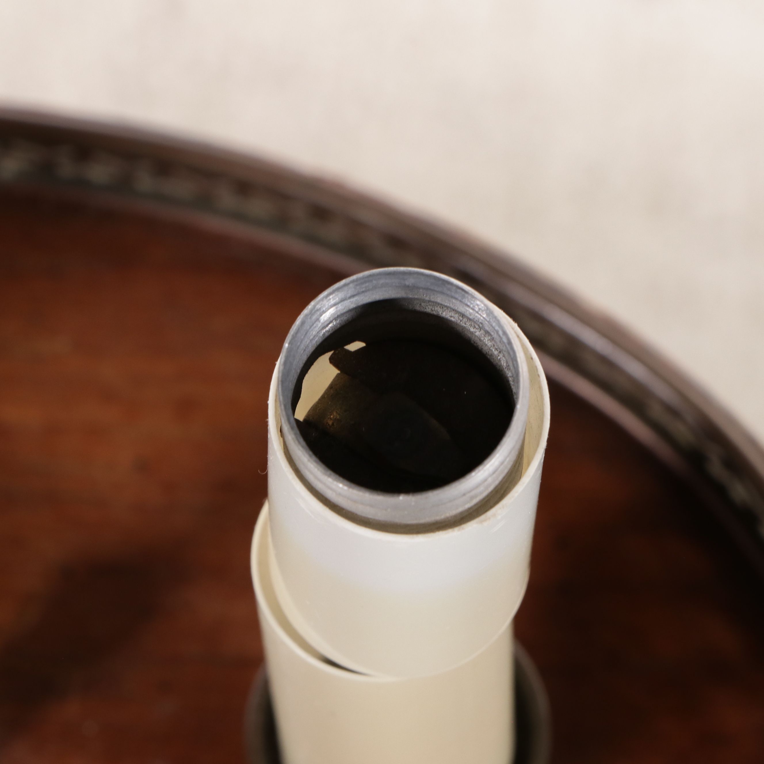 Georgian Style Mahogany Two-Tiered Lamp Table, Mid-20th Century