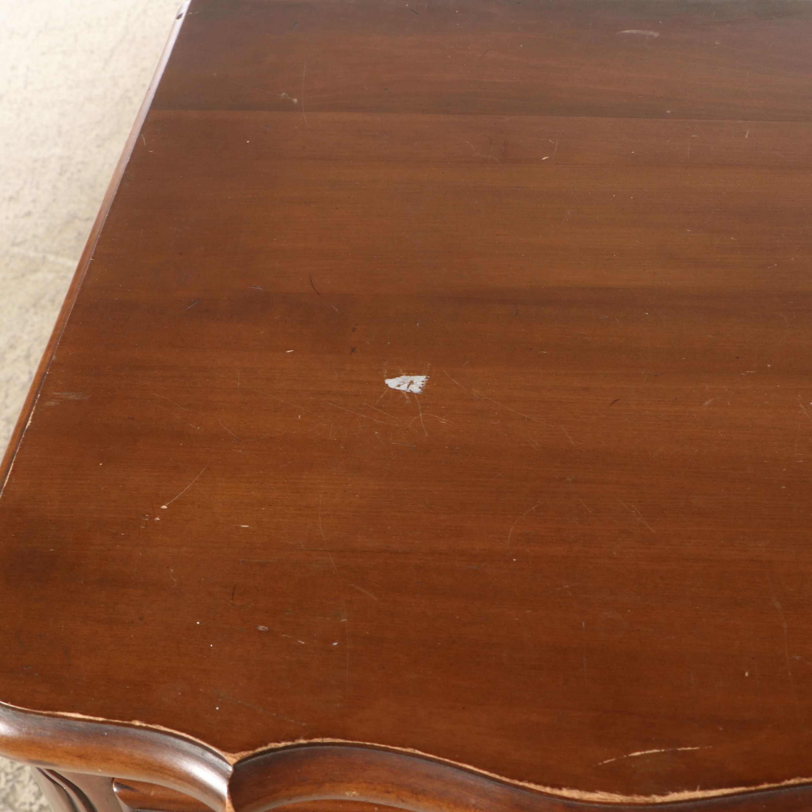 French Provincial Style Carved Wood Cabinet, Early to Mid-20th Century