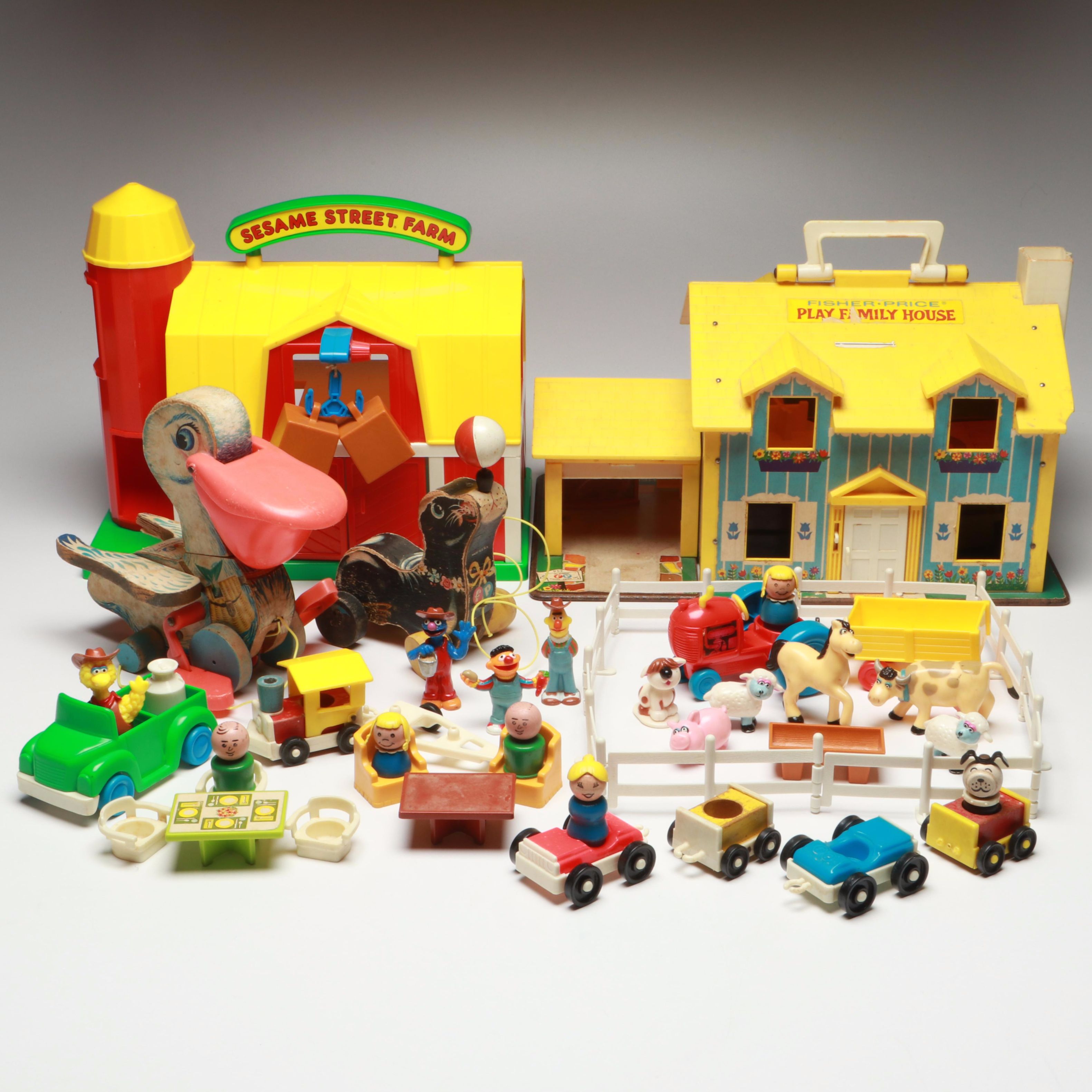 Tyco "Sesame Street Farm," Fisher-Price Play Family House, and More Toys