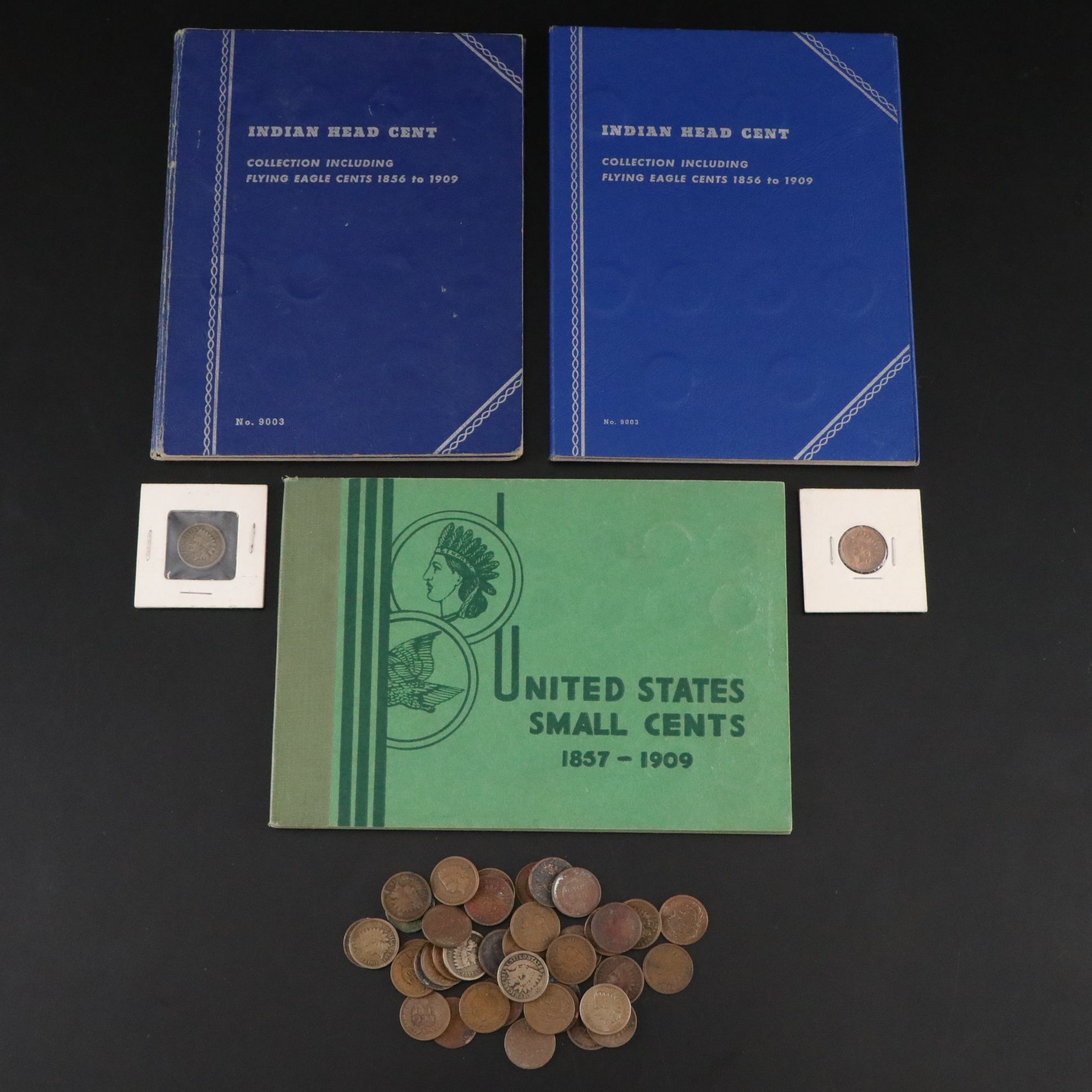 Flying Eagle and Indian Head Cents