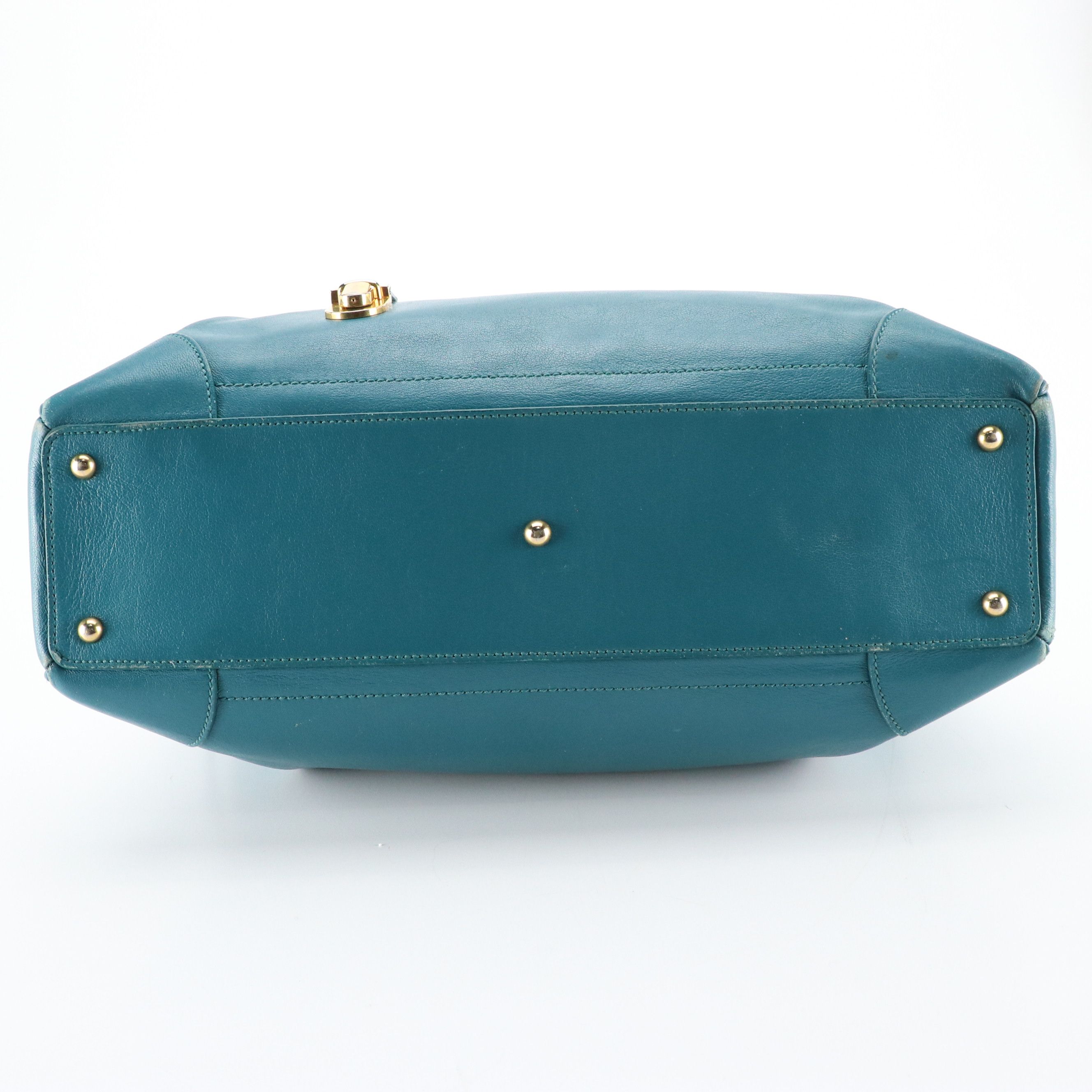 Marc Jacobs the Venetia Two-Way Bag in Teal Leather