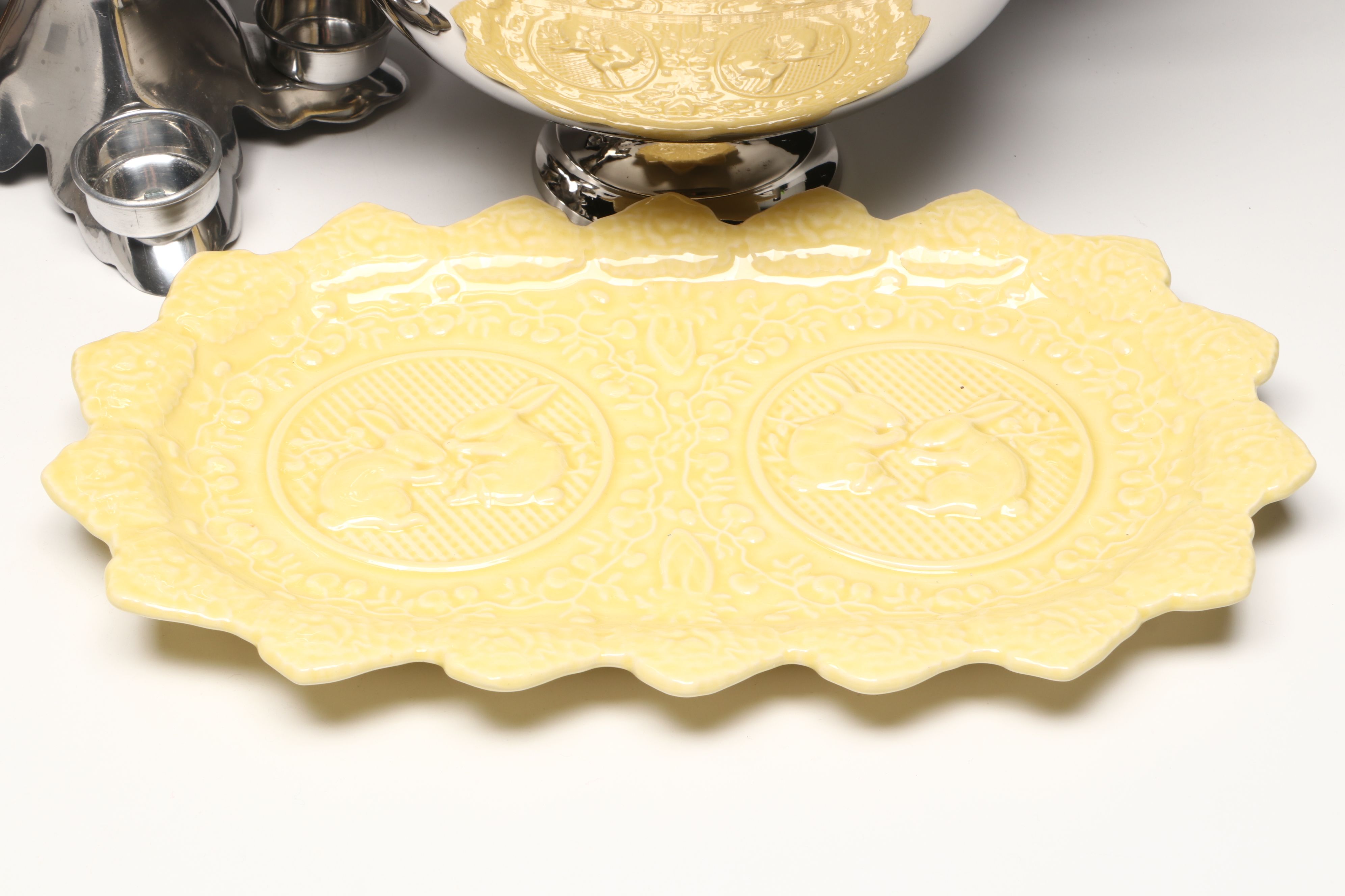 Crate & Barrel Stainless Steel Reindeer Bowls and More Christmas Homewares