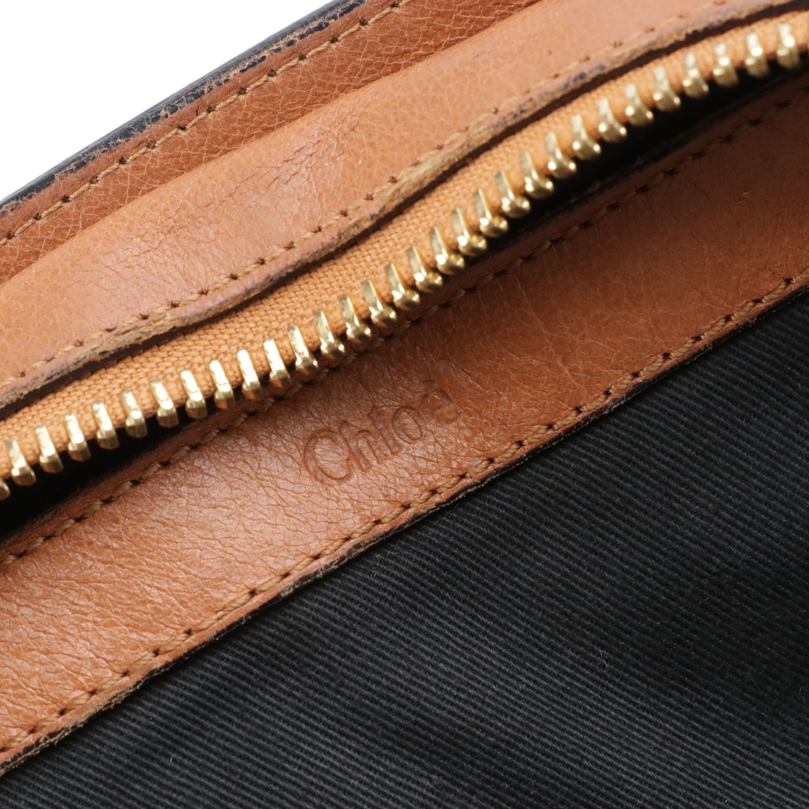 Chloé Mini Ethel Two-Way Satchel in Brown Calfskin Leather