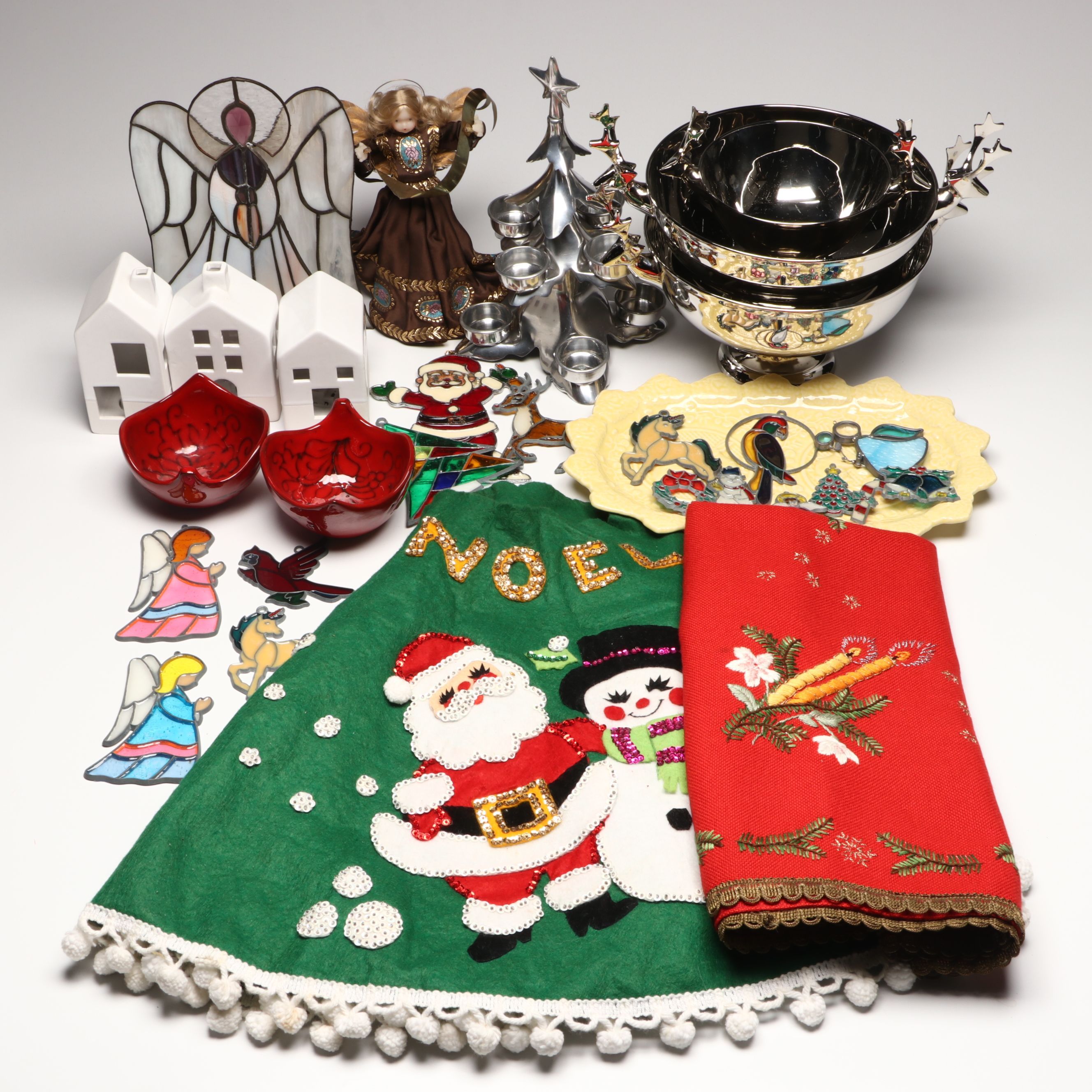 Crate & Barrel Stainless Steel Reindeer Bowls and More Christmas Homewares