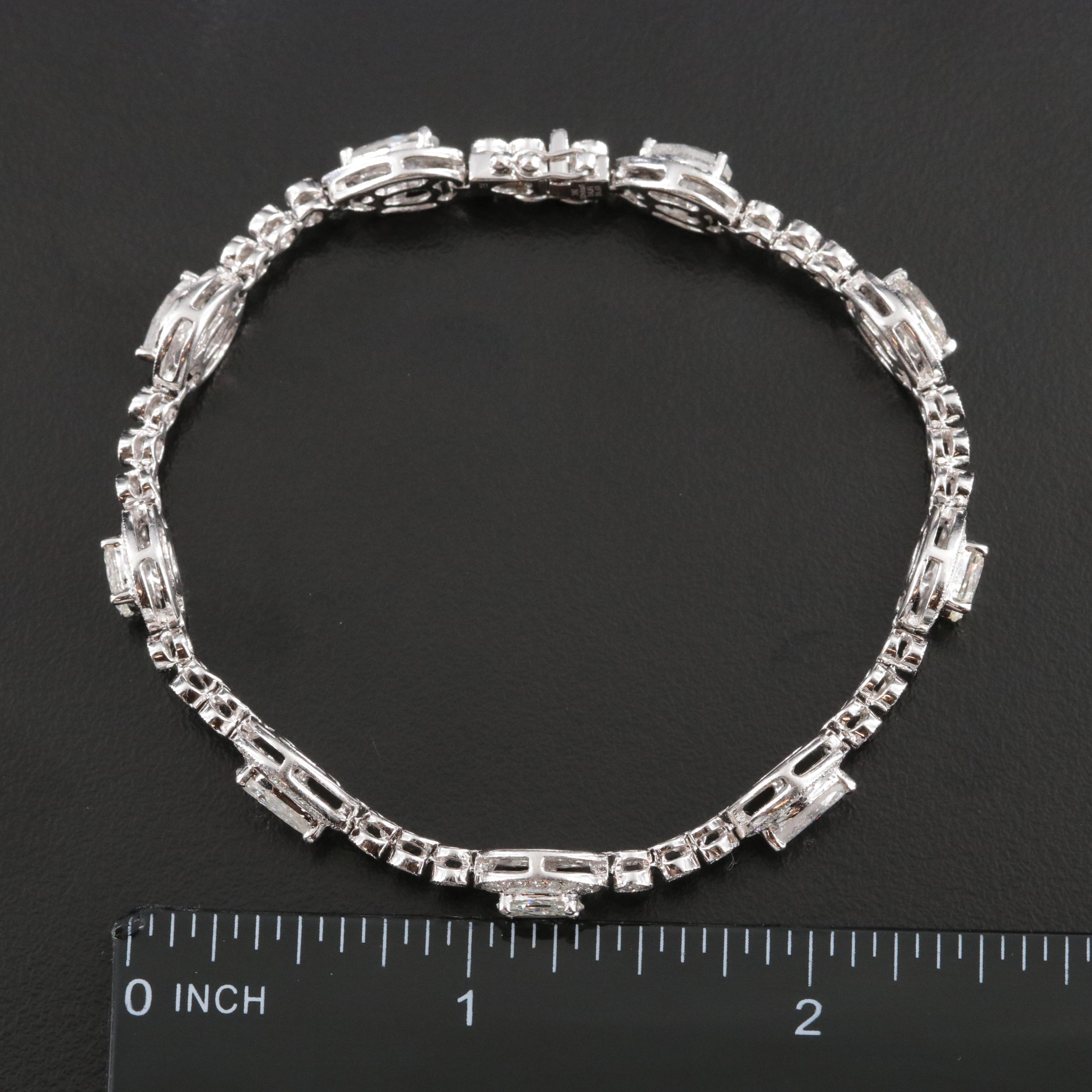 Michael Christoff 18K 6.42 CTW Diamond Bracelet