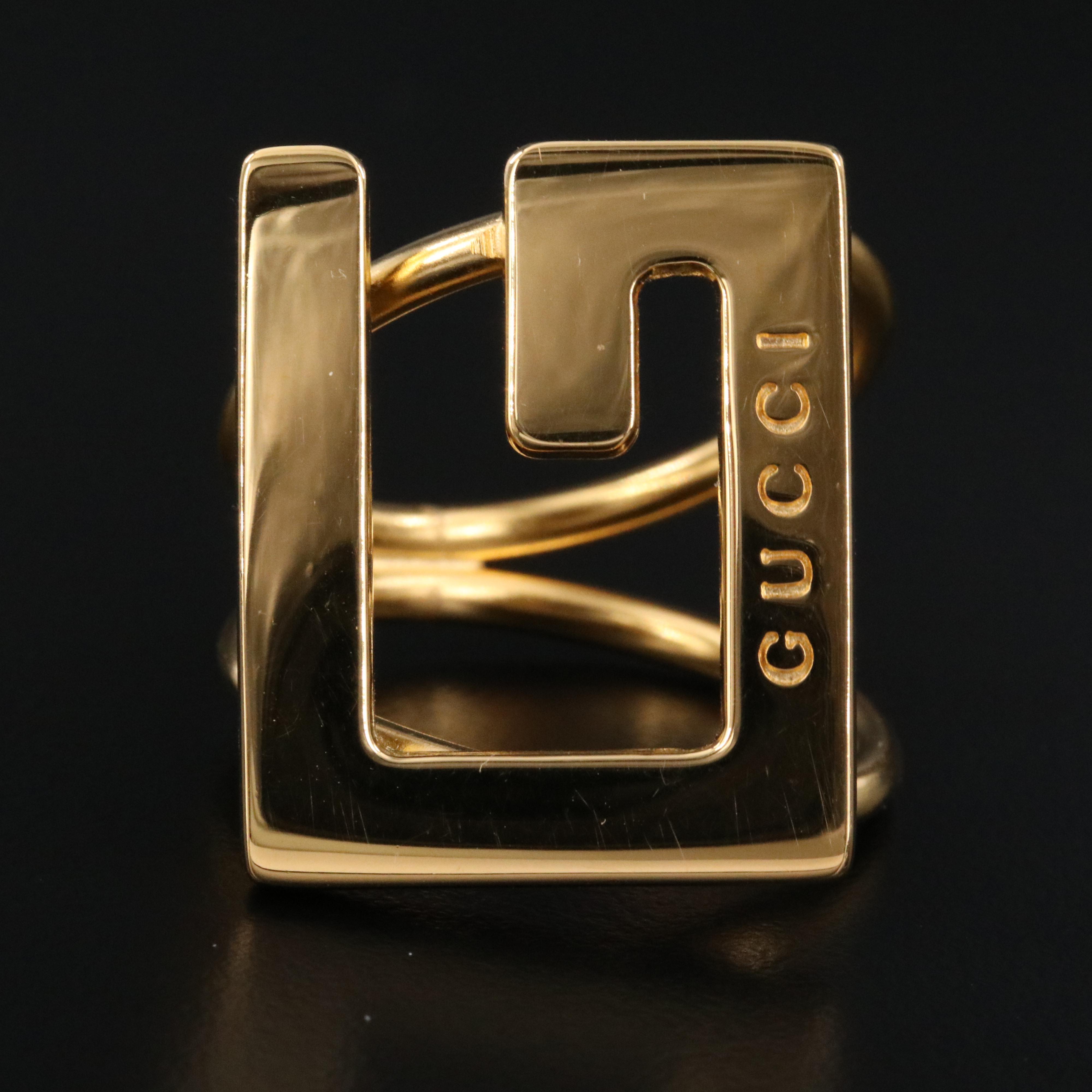 Gucci Single G Scarf Ring