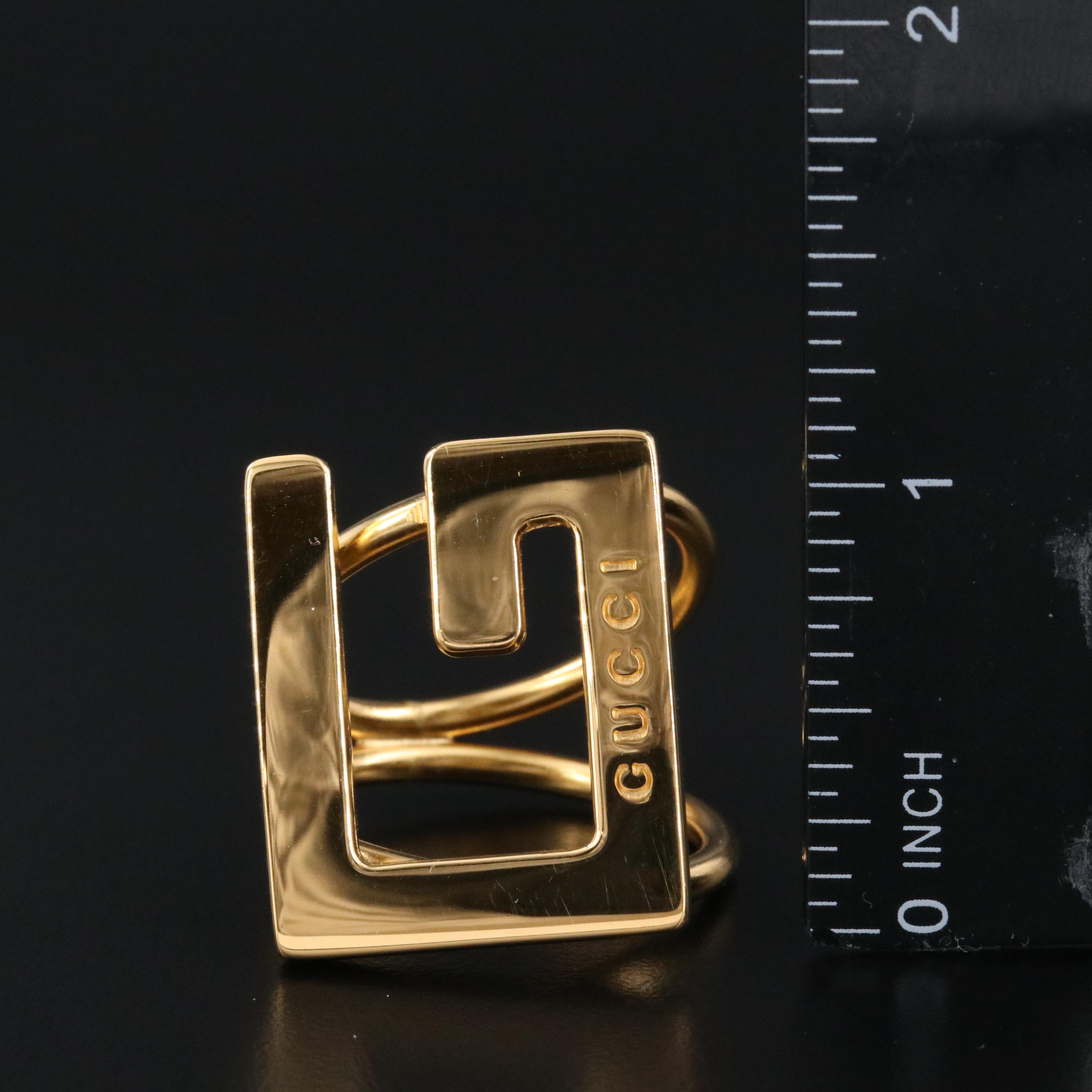 Gucci Single G Scarf Ring