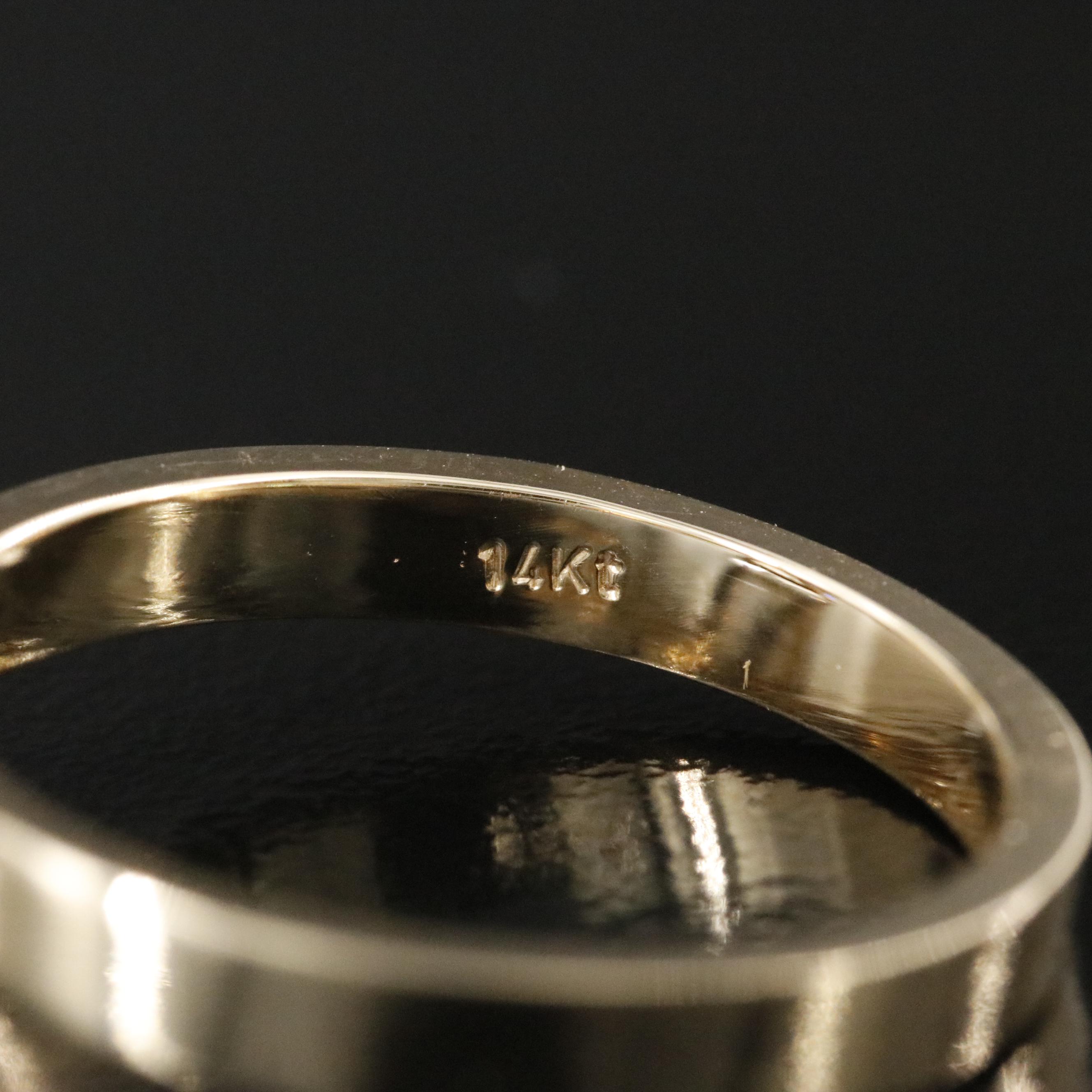 14K 5.10 CT Lab Grown Diamond Solitaire Ring with IGI Report