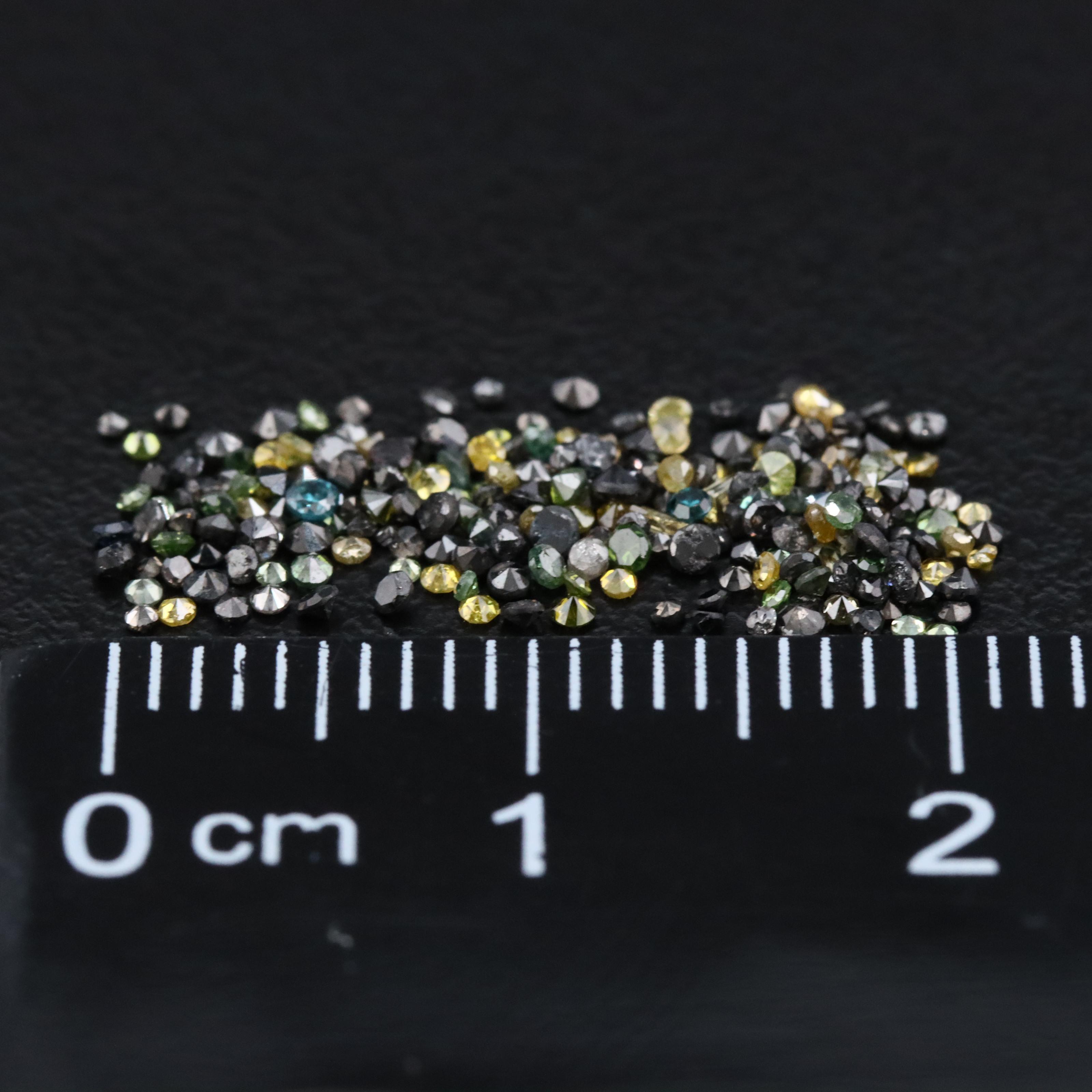 Loose 1.09 CTW Fancy Color Diamond Melee Lot