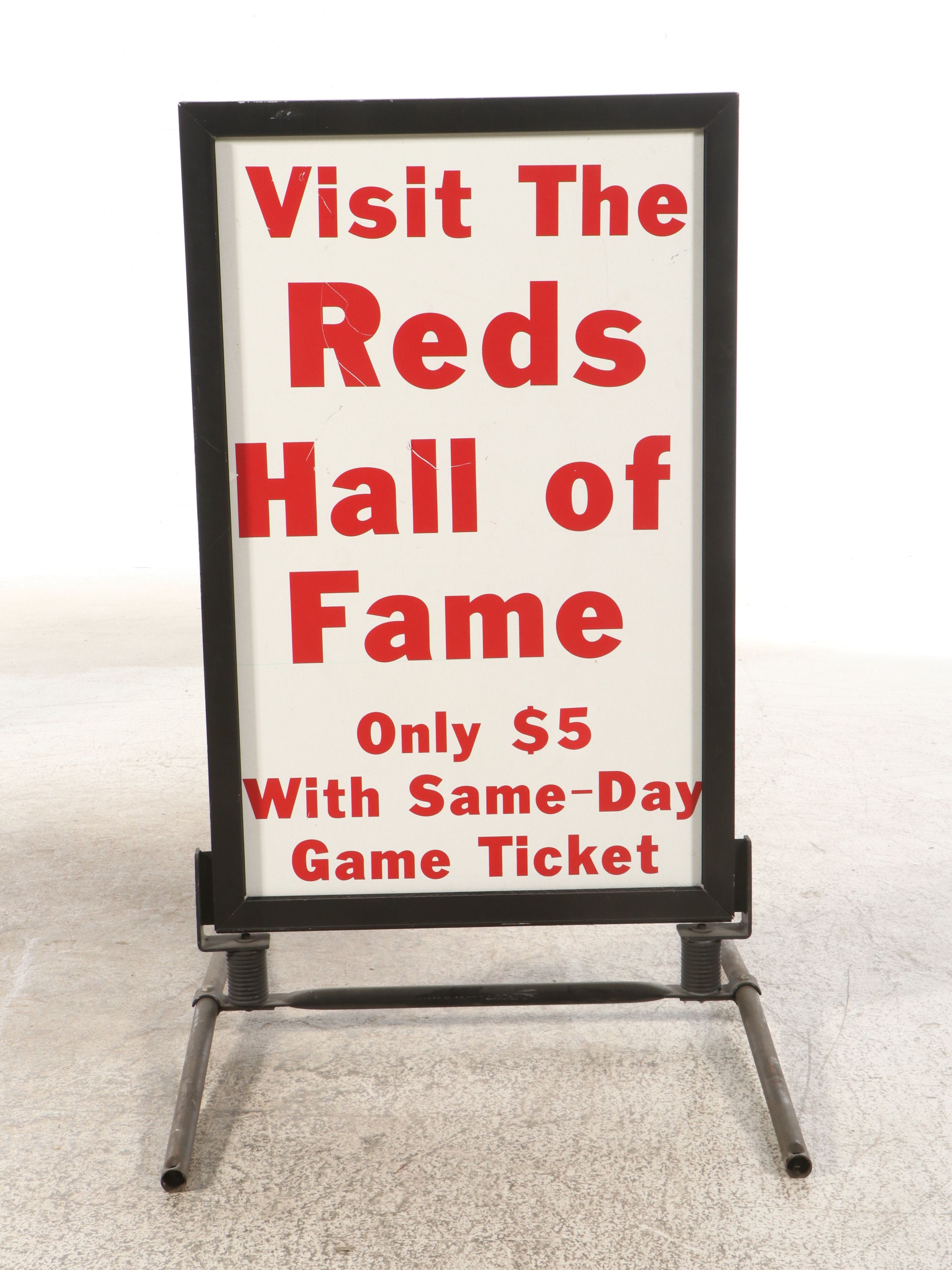 Cincinnati Reds Hall of Fame and Community Resource Center Signs