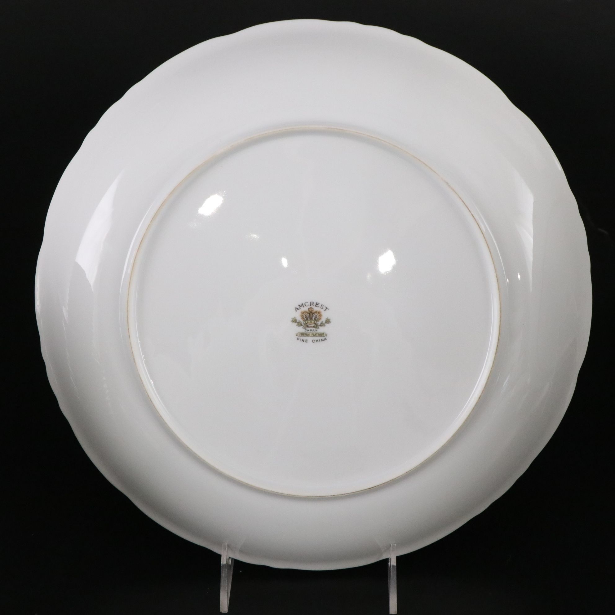 Amcrest "Imperial" Platinum Dinnerware Set for 12 with Extras