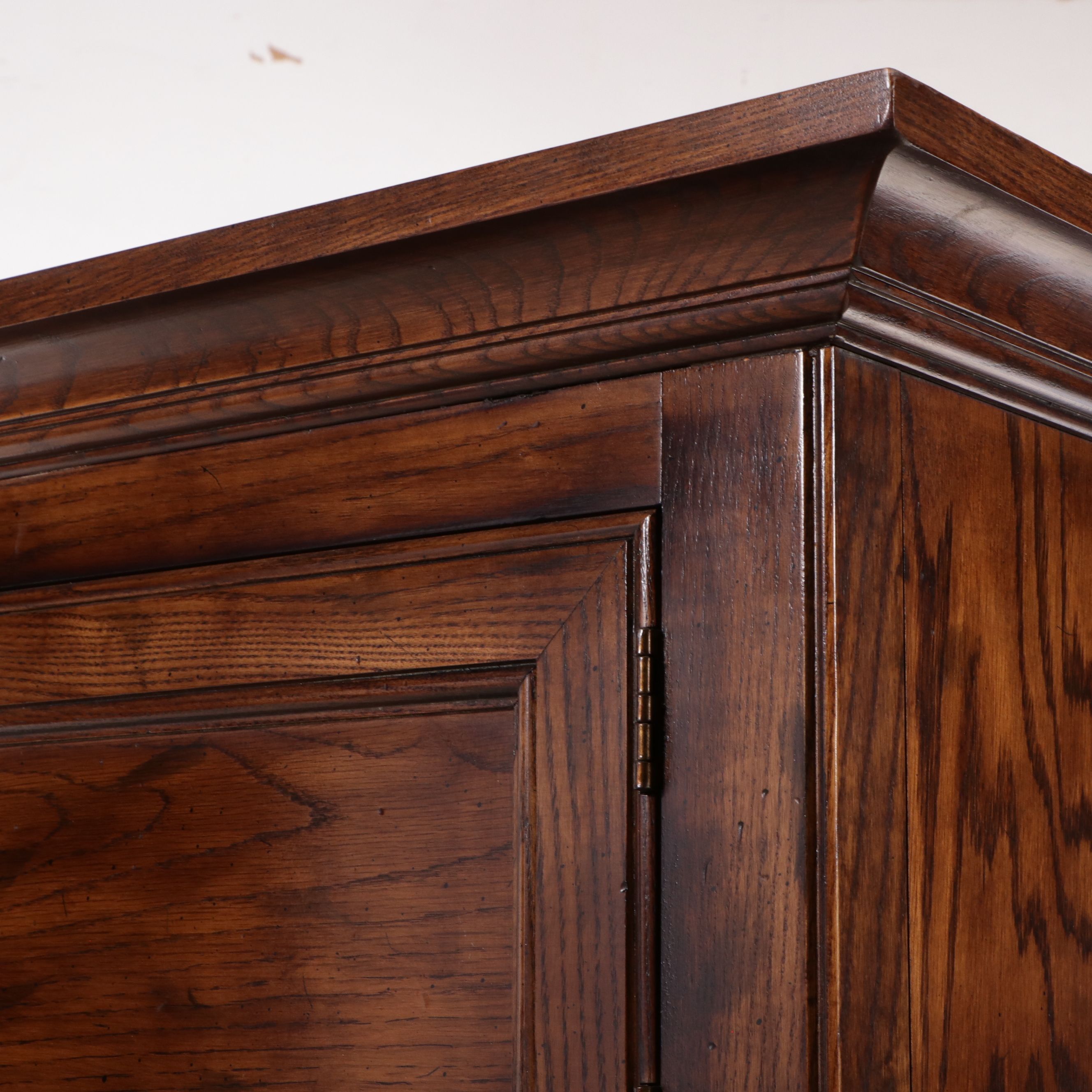 Henredon George II Style Pecan Armoire
