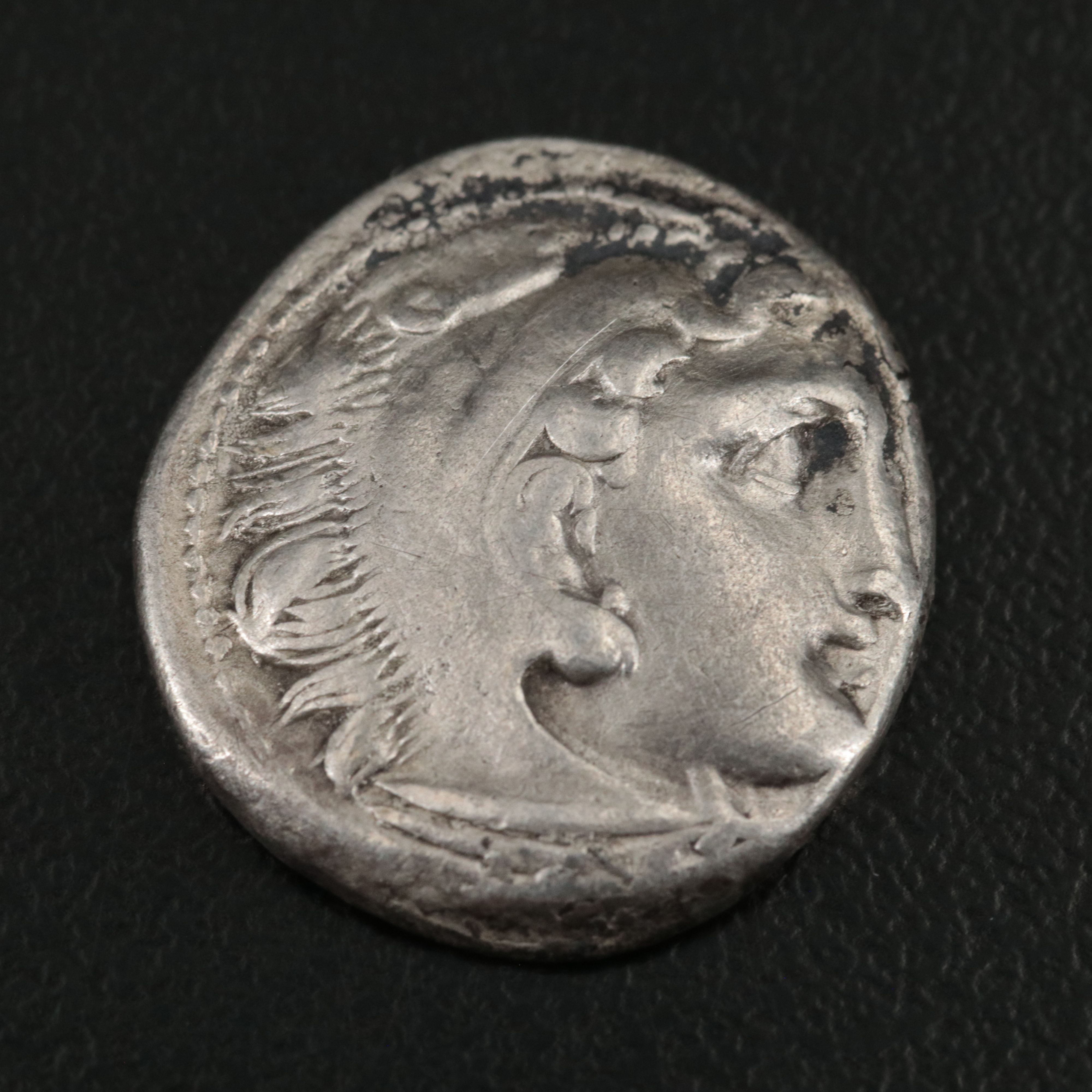 Ancient Greece, Macedonia Drachm Coin of Alexander III, "The Great," c. 330 B.C.
