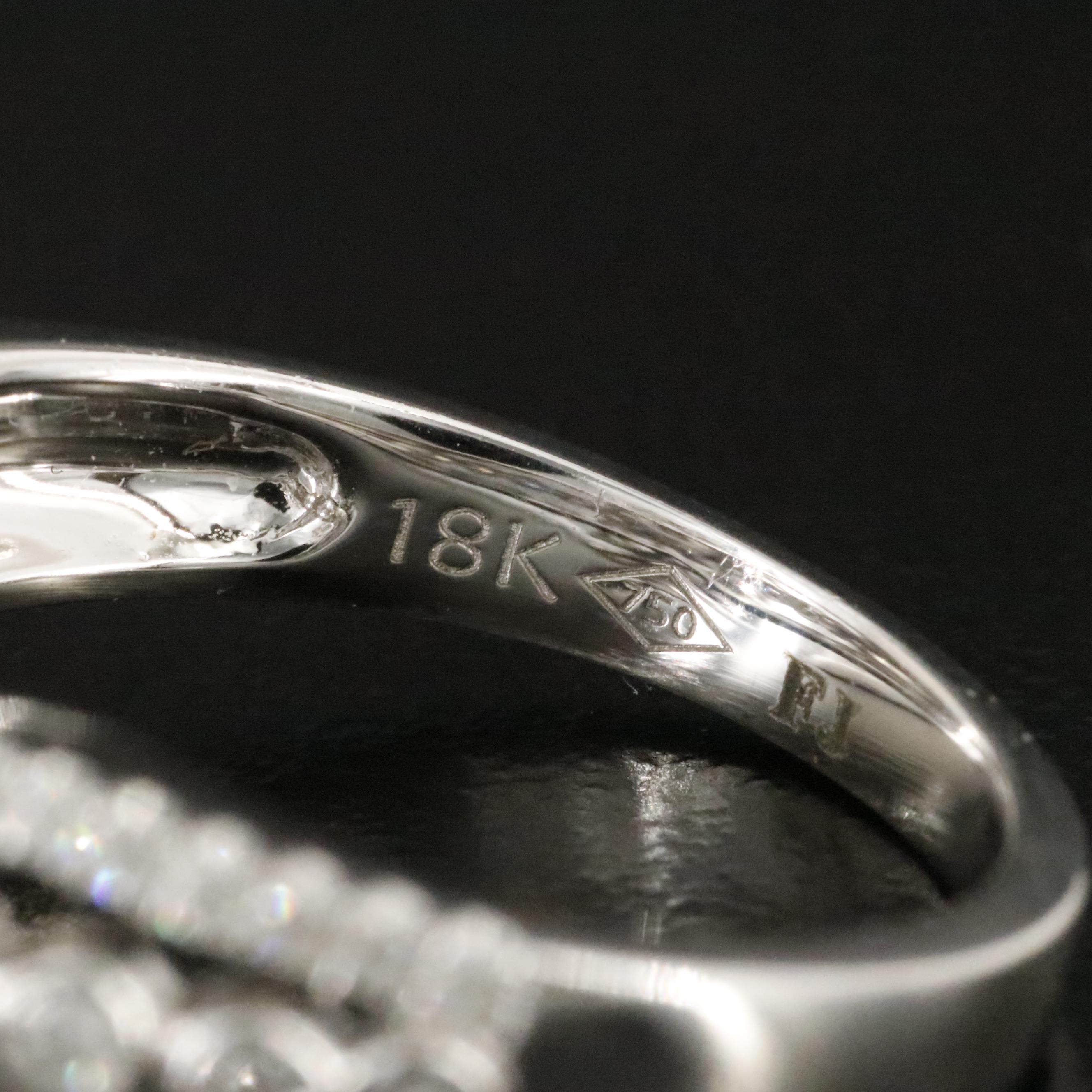 18K 1.26 CTW Diamond Floral Ring