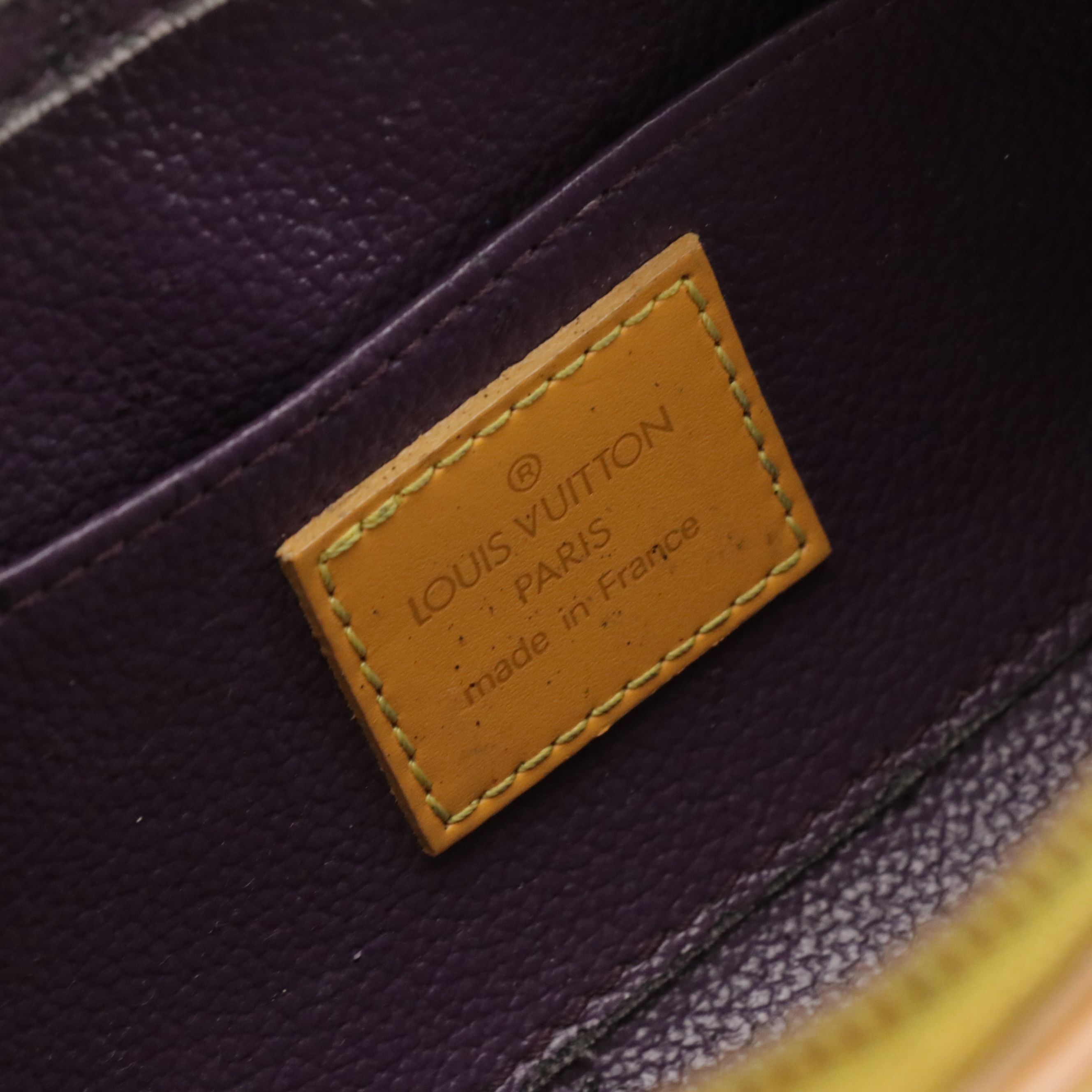 Louis Vuitton Dauphine PM Zip Pouch in Tassil Yellow Epi Leather