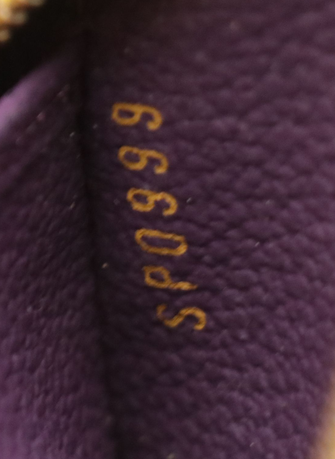 Louis Vuitton Dauphine PM Zip Pouch in Tassil Yellow Epi Leather