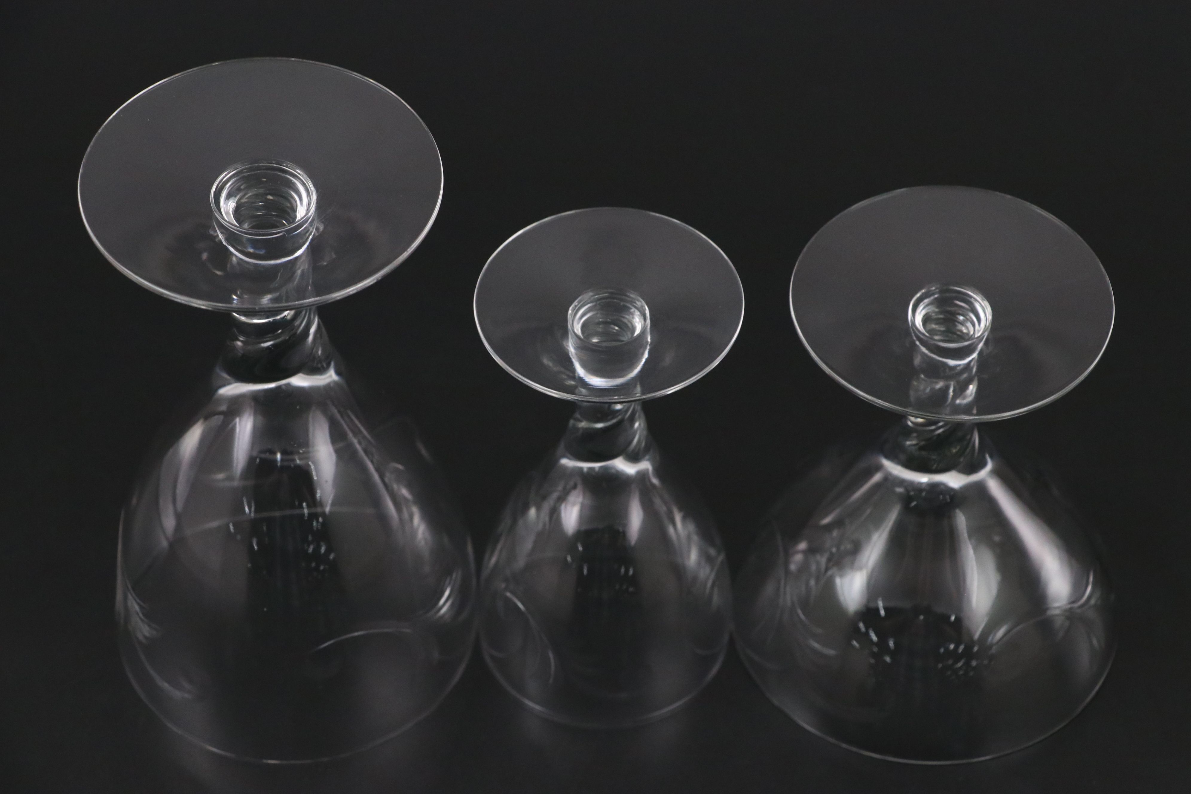 Seneca "Arcadia" Glass Stemware and Salad Plates