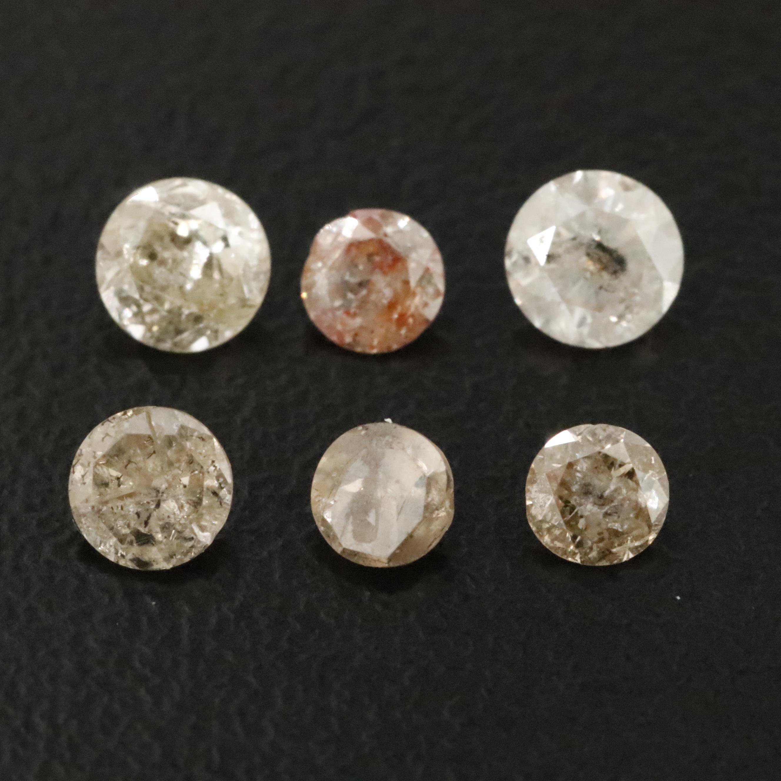 Loose 1.34 CTW Diamond Lot