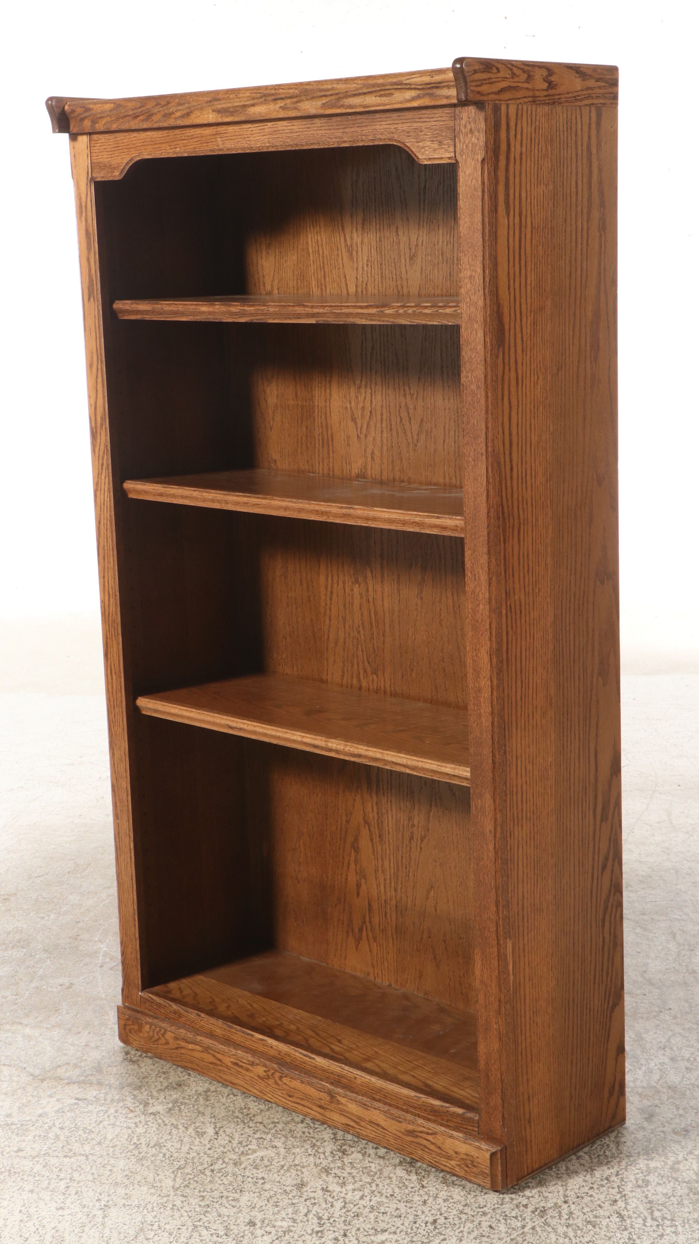 Colonial Style Oak Bookcase