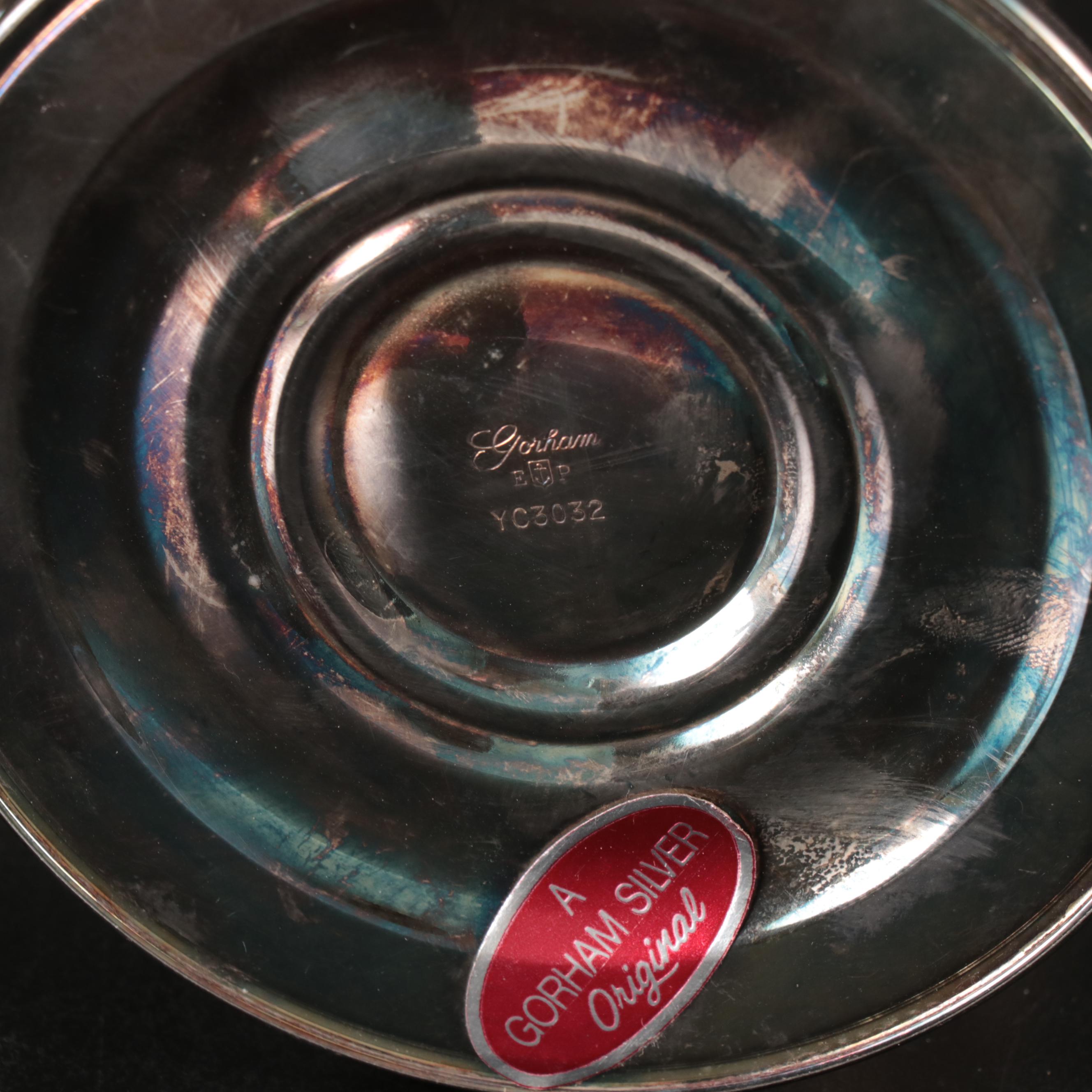 Gorham Silver Plate Candelabrum with Shaker