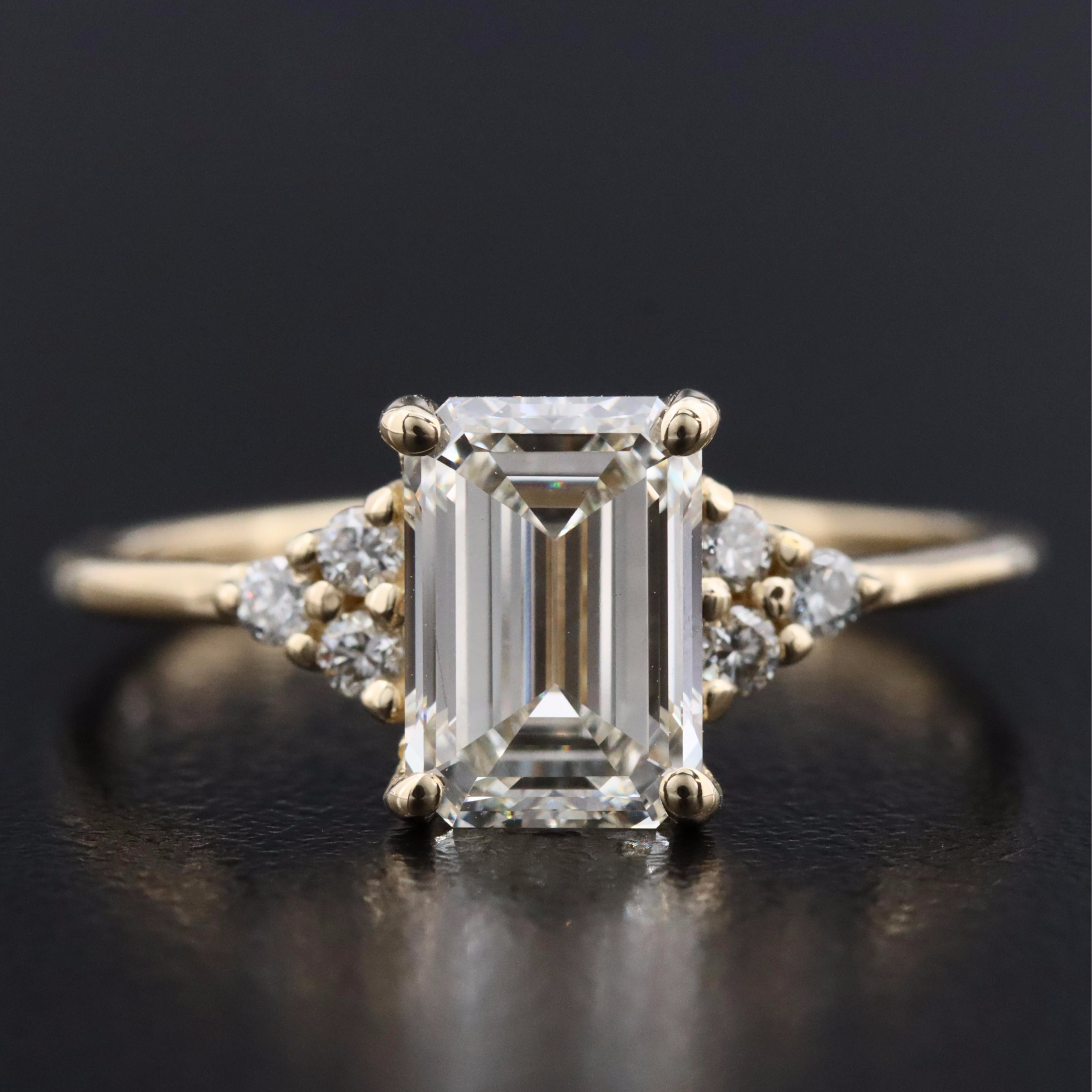 14K 2.17 CTW Lab Grown Diamond Ring with IGI Report