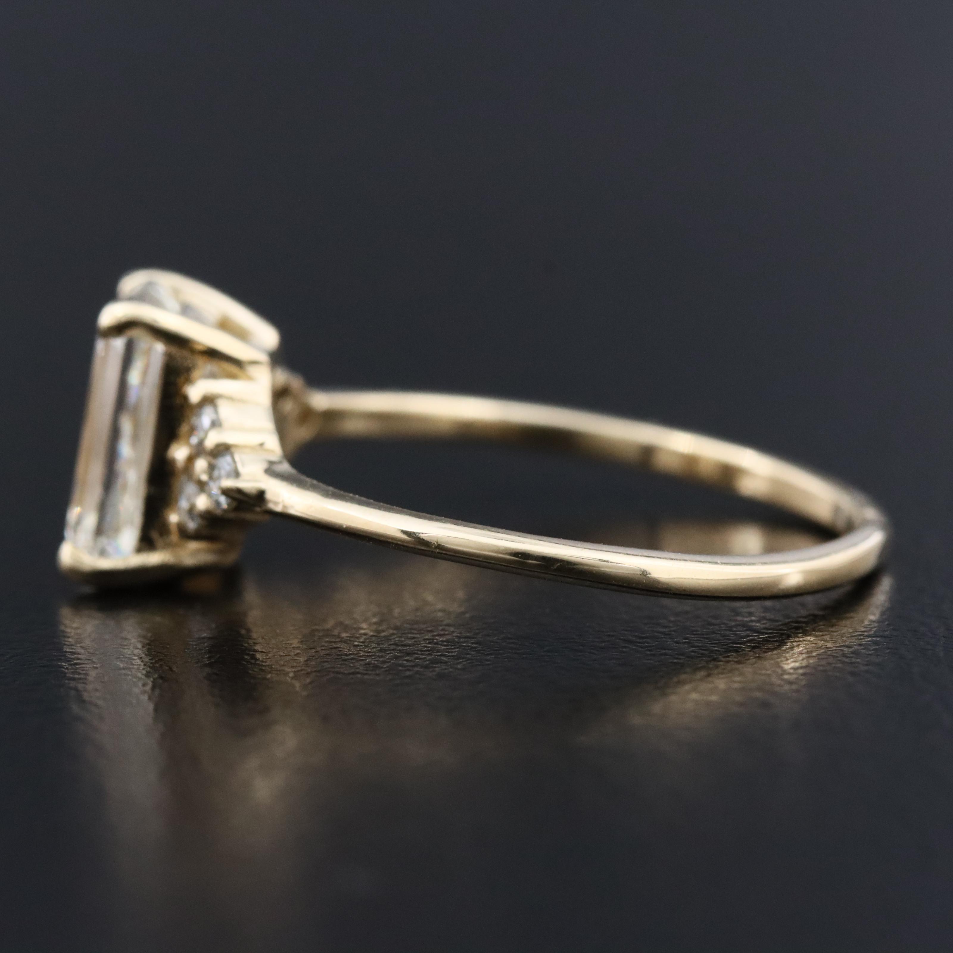 14K 2.17 CTW Lab Grown Diamond Ring with IGI Report