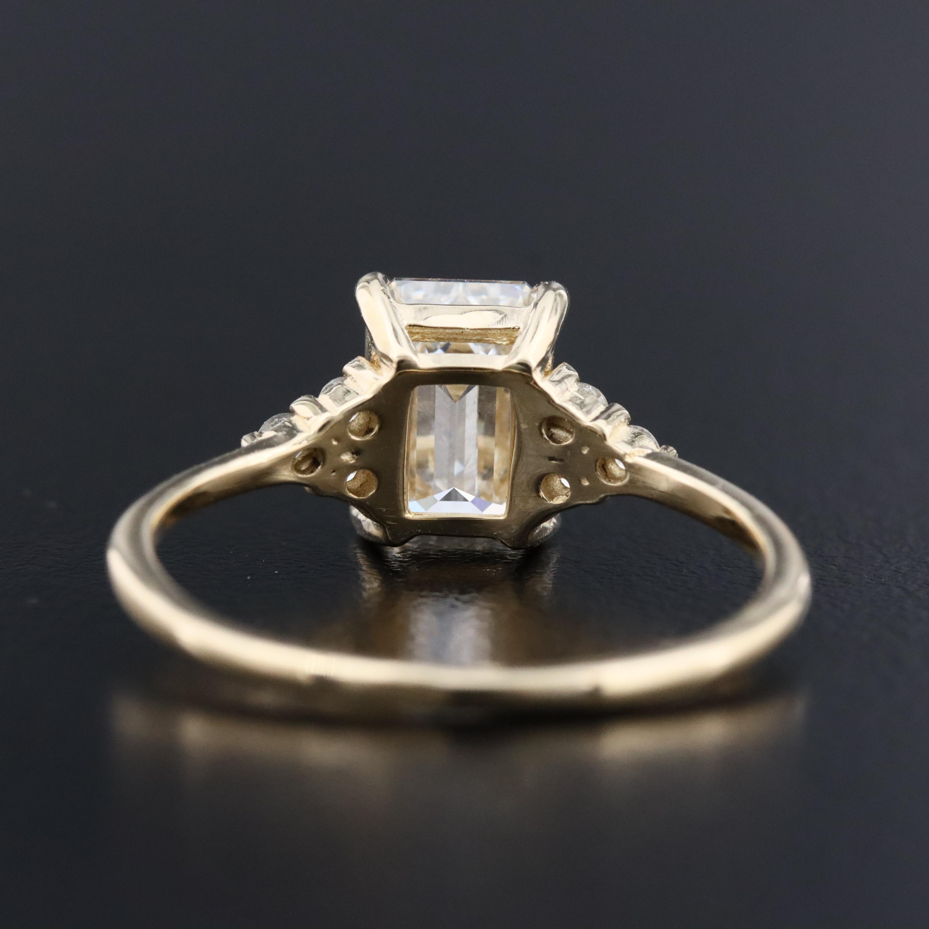 14K 2.17 CTW Lab Grown Diamond Ring with IGI Report