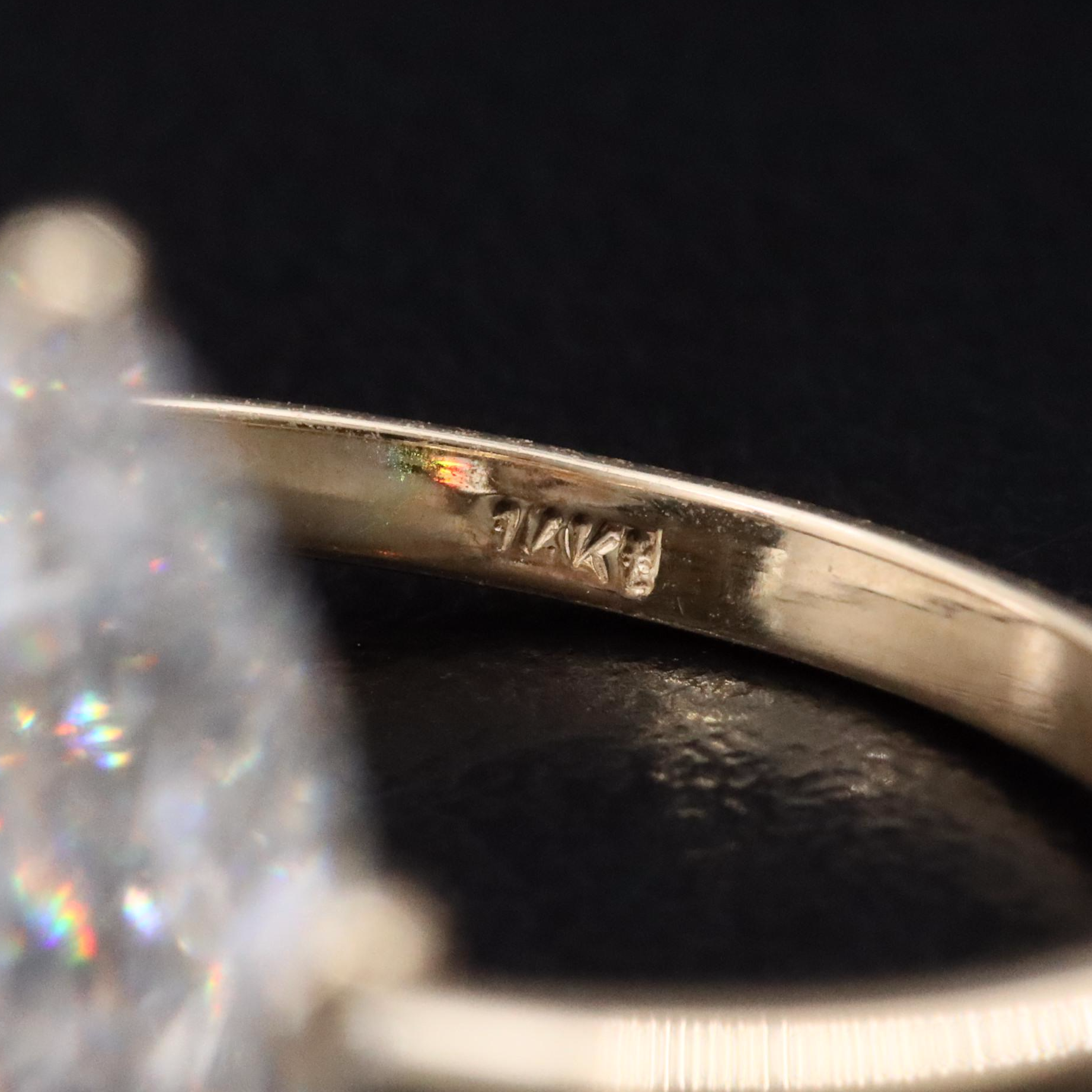 14K 5.01 CT Lab Grown Diamond Solitaire Ring with IGI Report