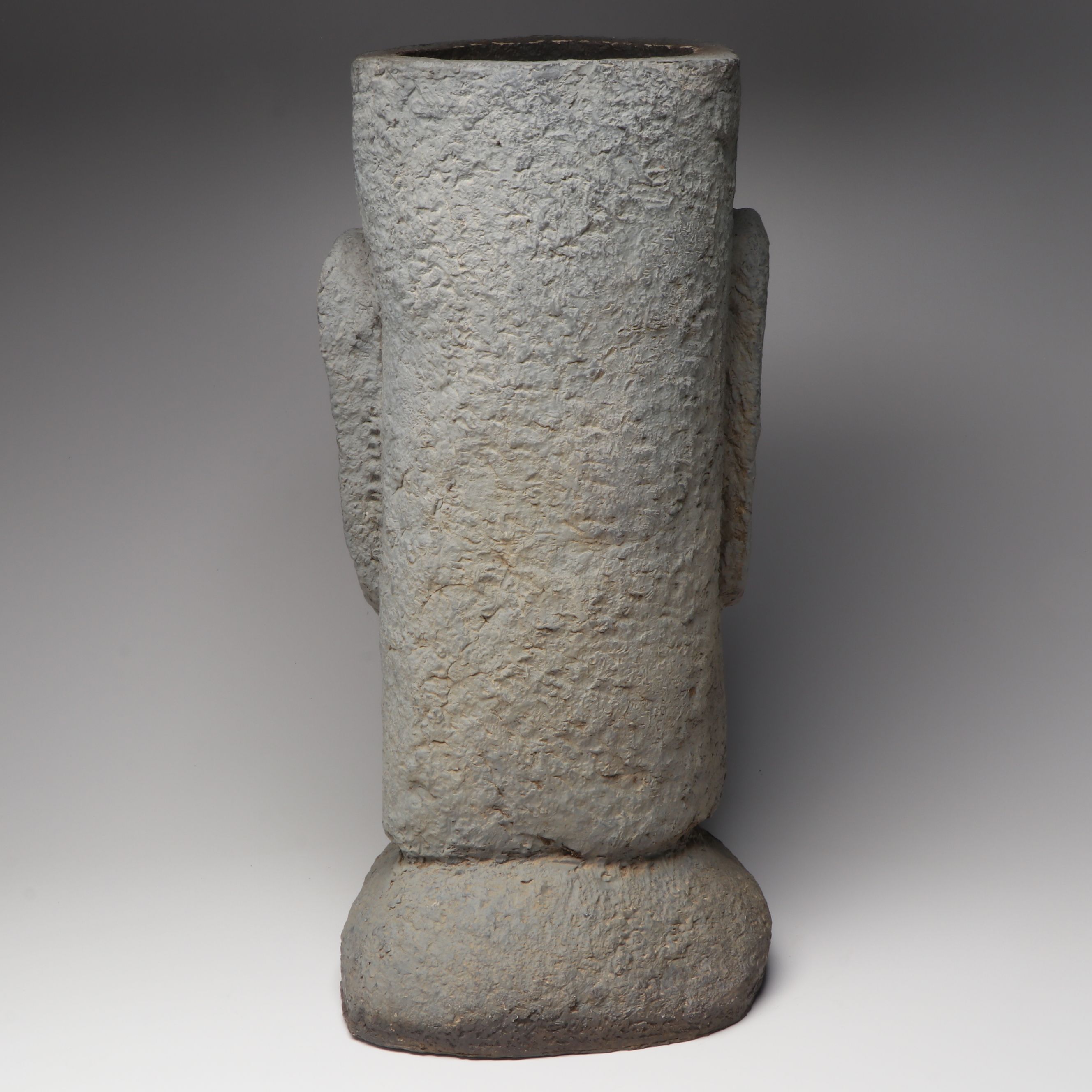 Easter Island Inspired Plastic Planter