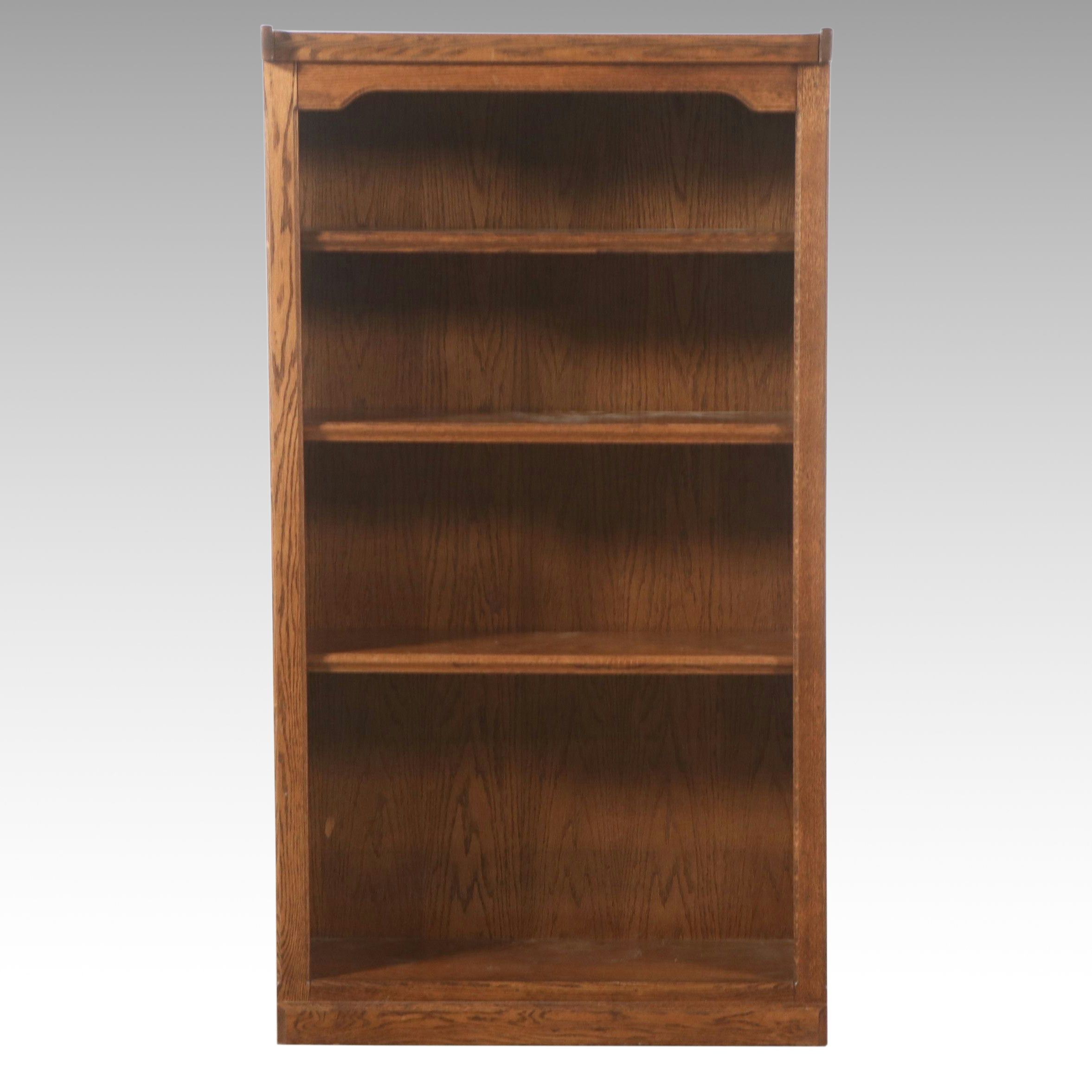 Colonial Style Oak Bookcase