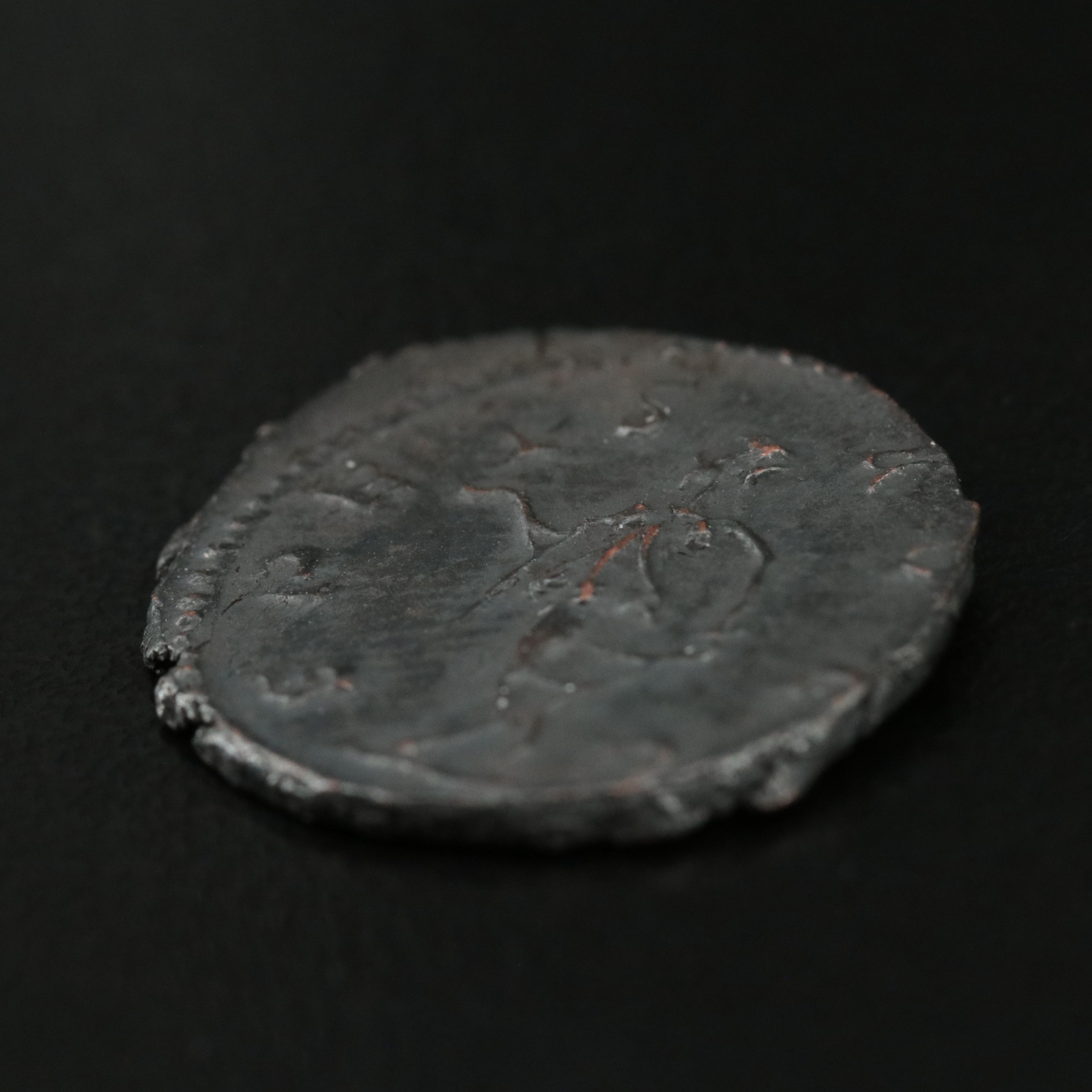 Ancient Roman Imperial Æ Antoninianus Coin of Tetricus II, ca. 274 A.D.