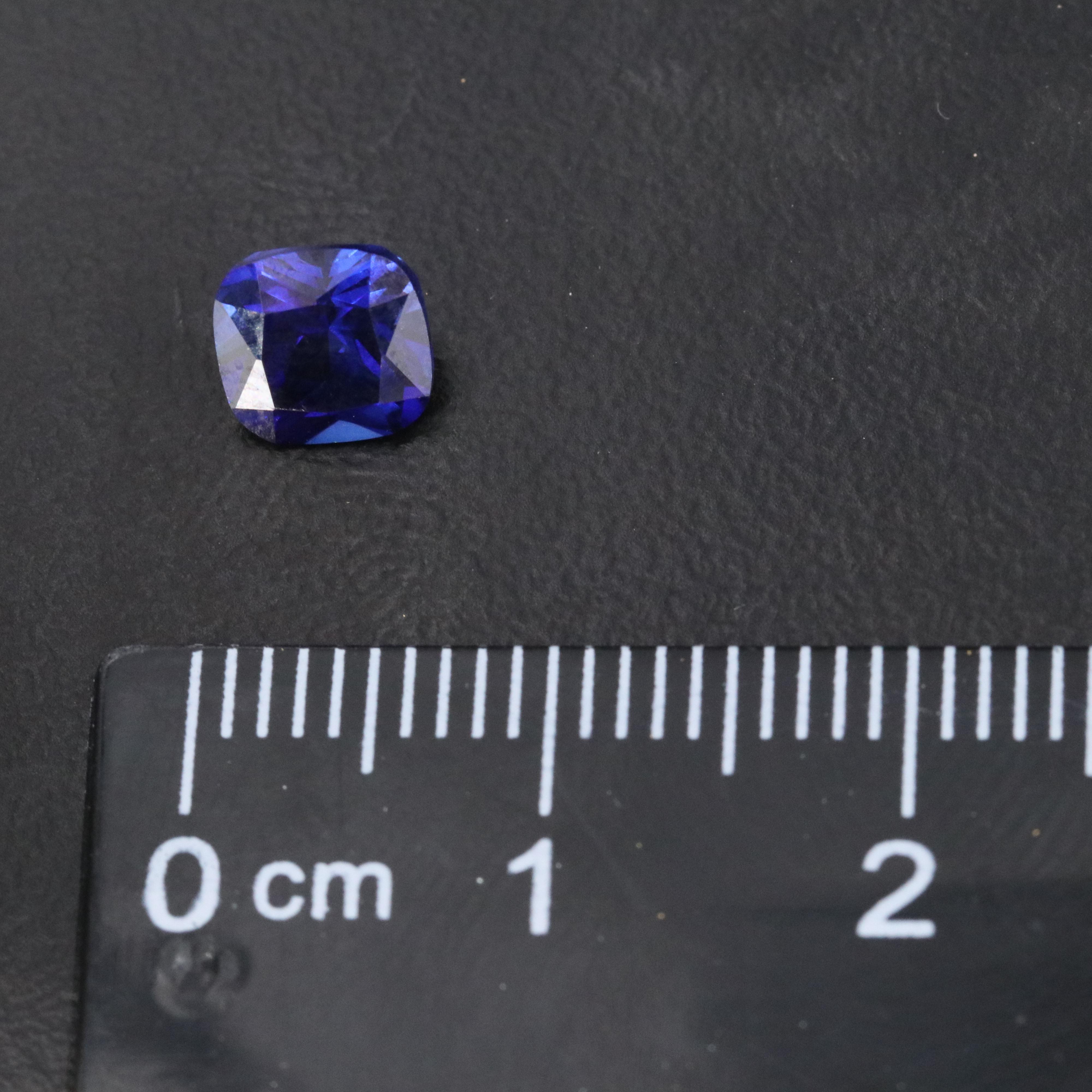 Loose 1.23 CT Lab Grown Sapphire