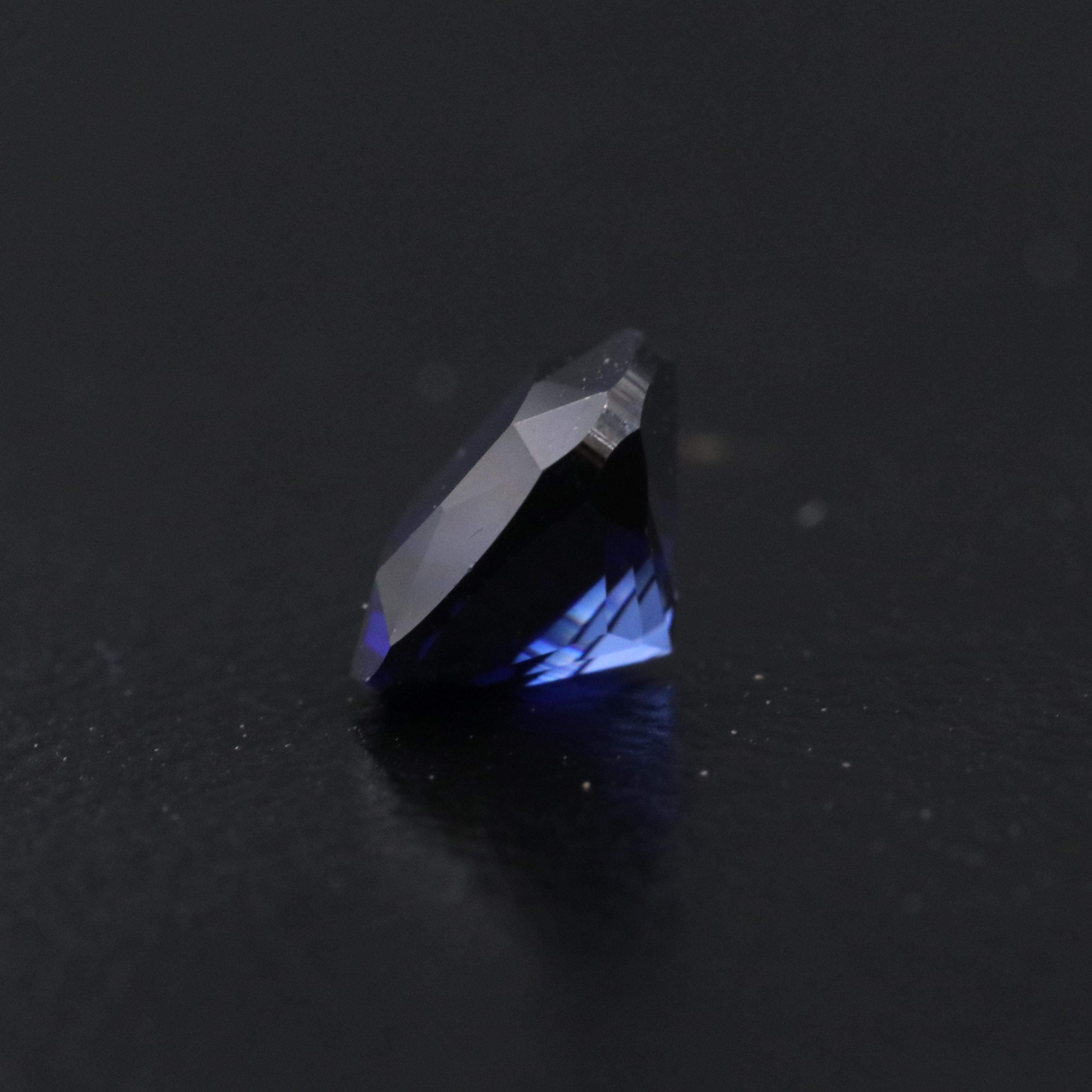 Loose 1.23 CT Lab Grown Sapphire