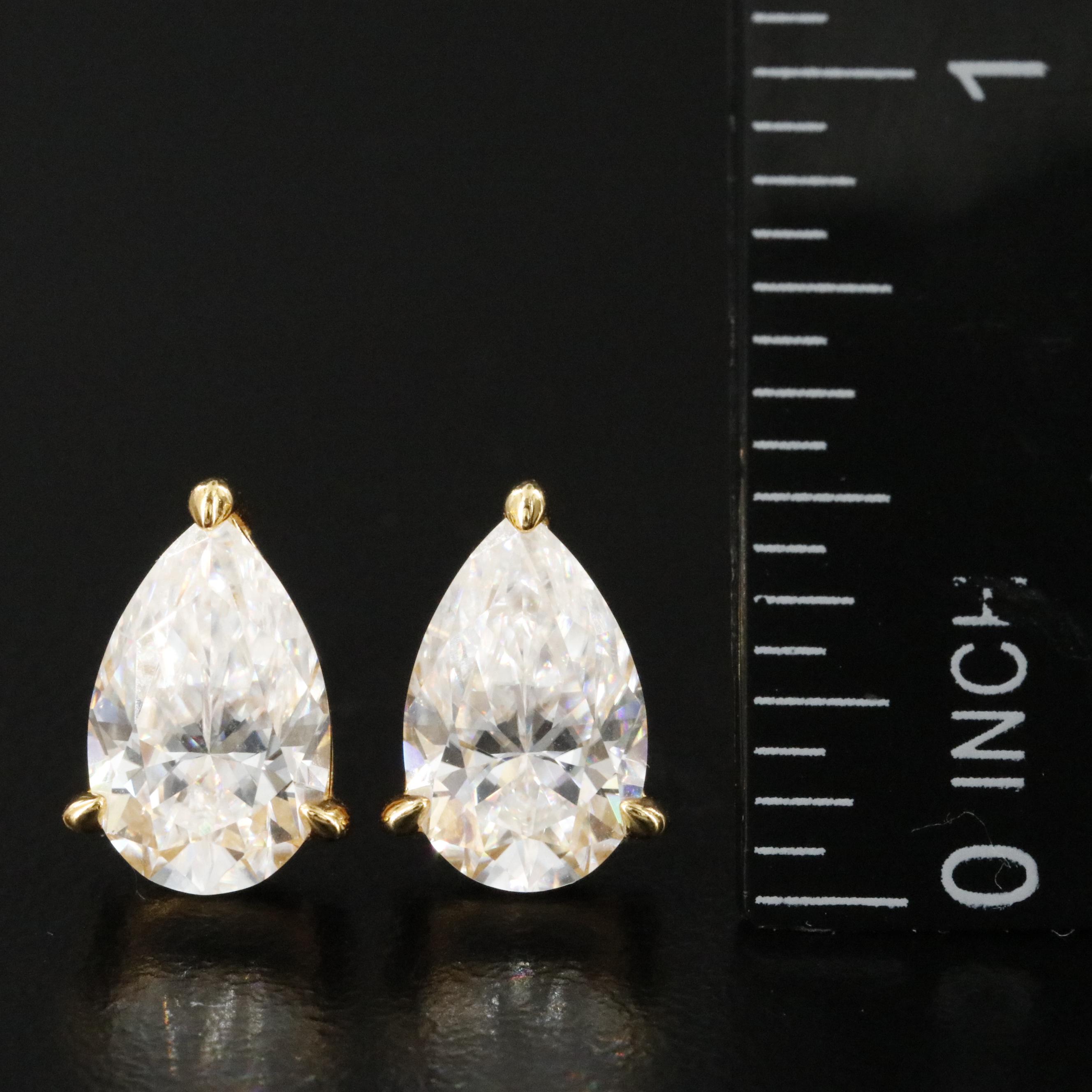 Sterling Moissanite Earrings