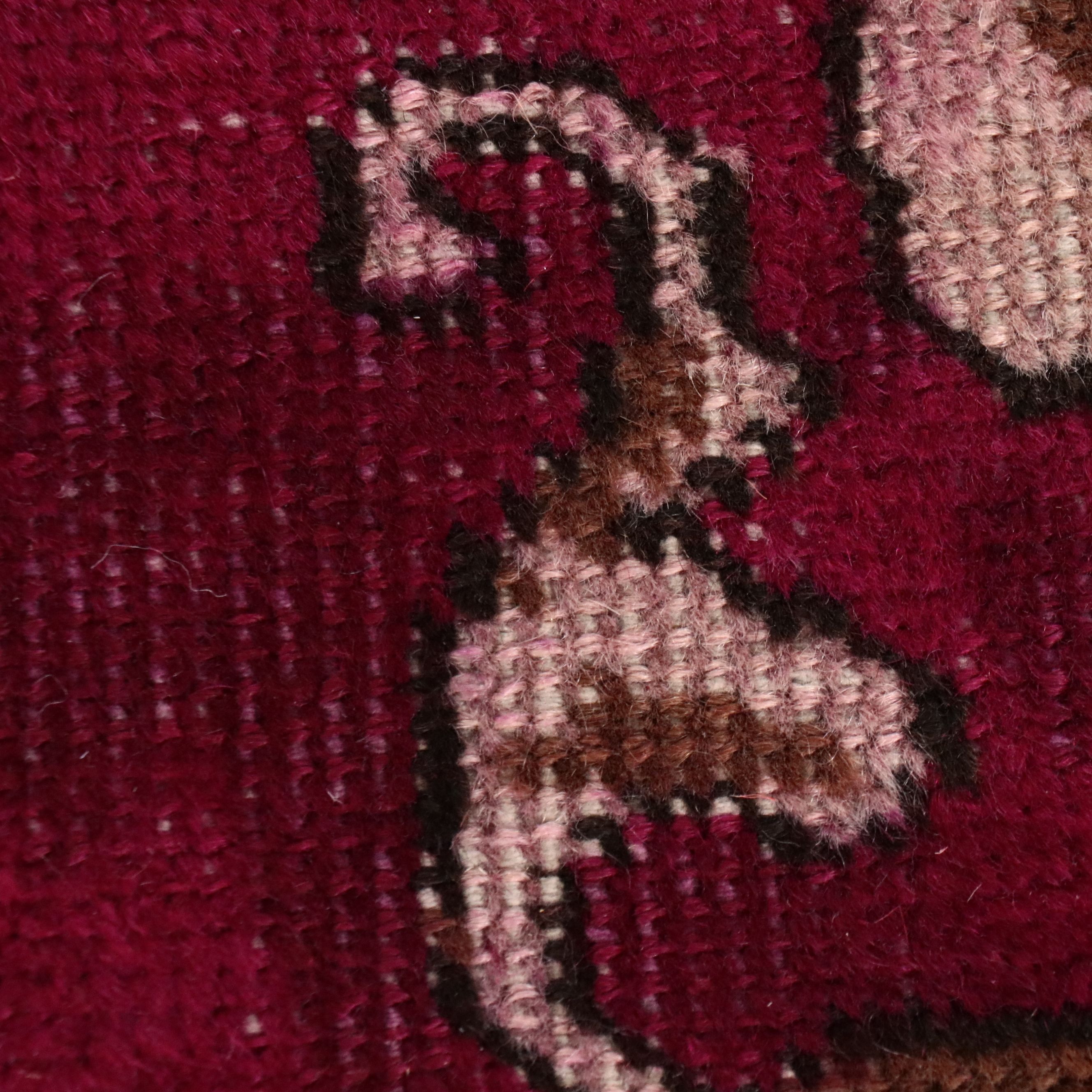 2'5 x 10'4 Hand-Knotted Sino-Persian Tabriz Carpet Runner