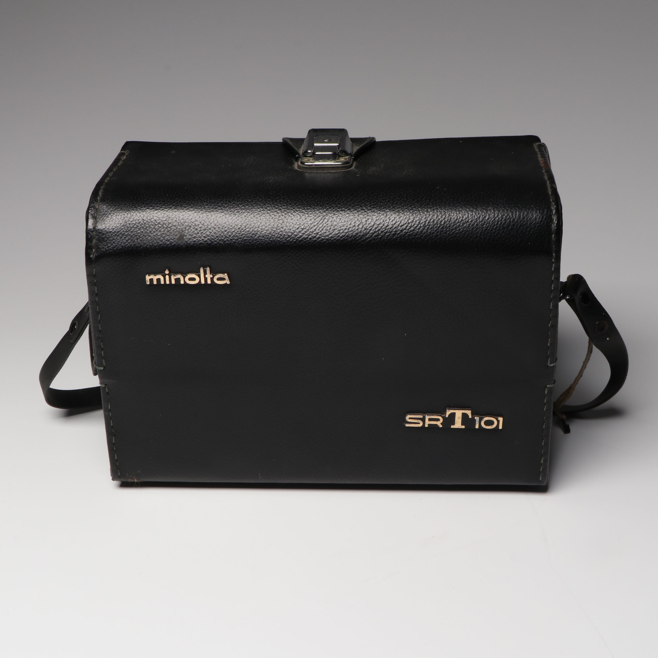 Minolta SRT 101 and X-700 with Camera Parts and Accessories, Late 20th C.