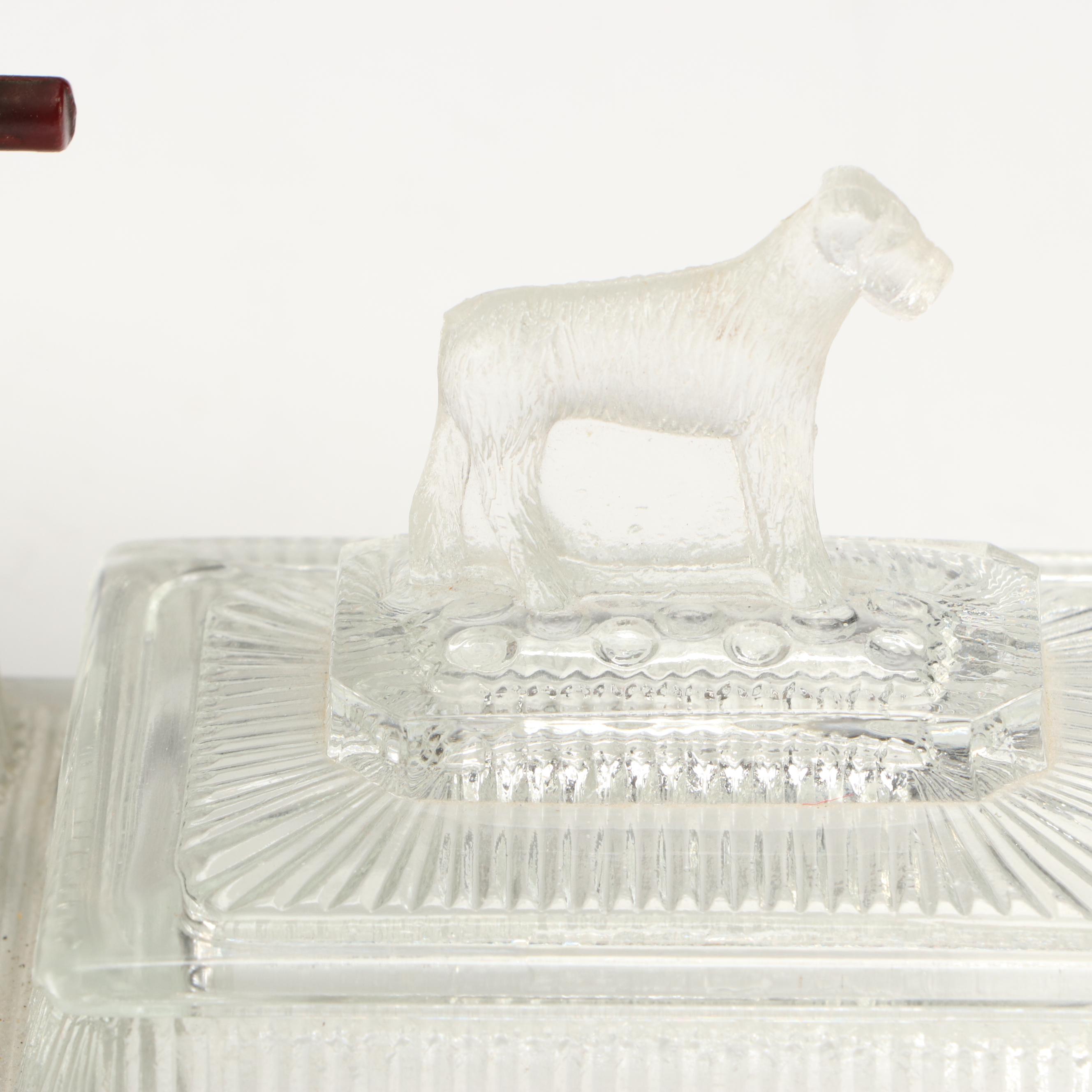 Art Deco Elephants and Other Glass Accent Lamps, Early to Mid-20th Century