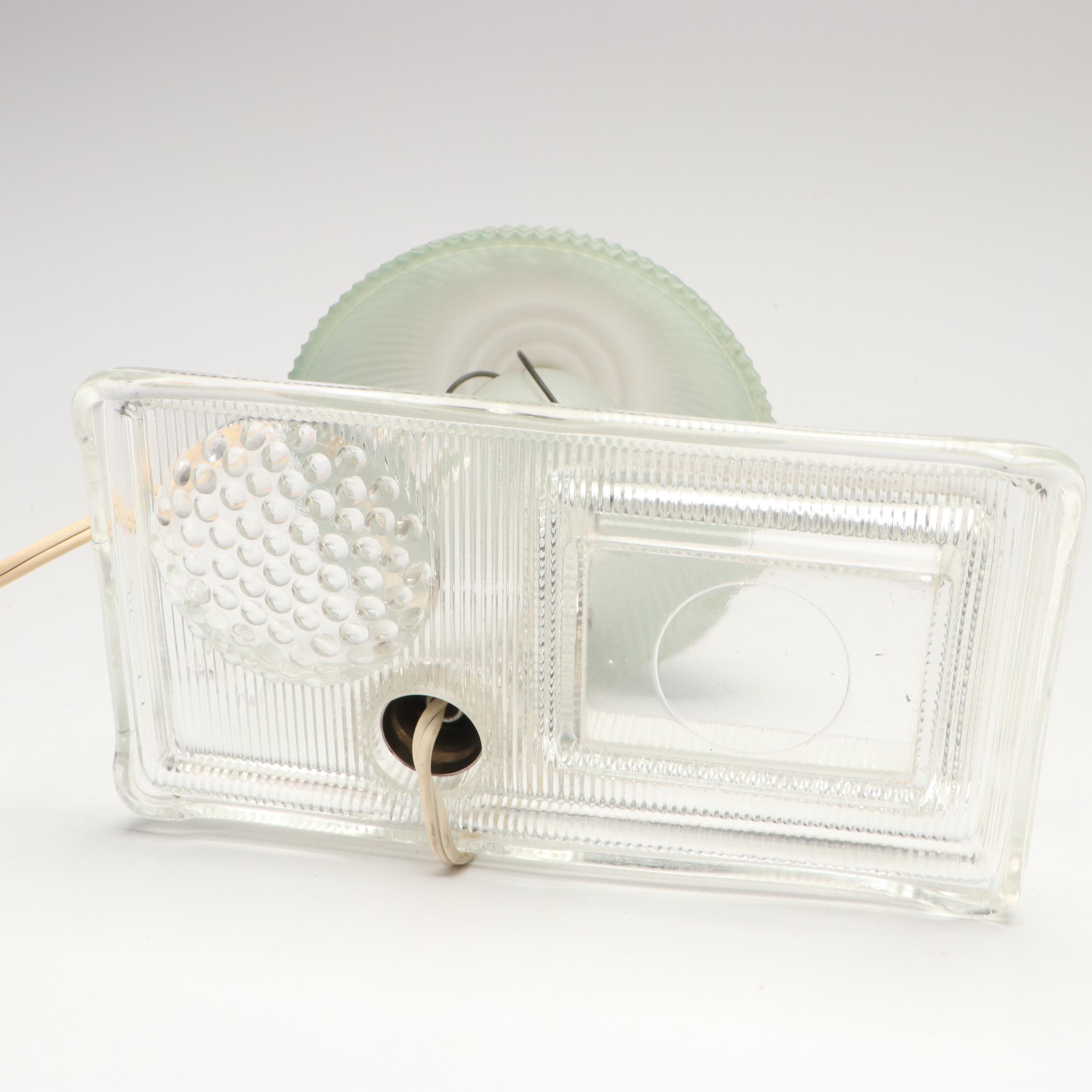 Art Deco Elephants and Other Glass Accent Lamps, Early to Mid-20th Century