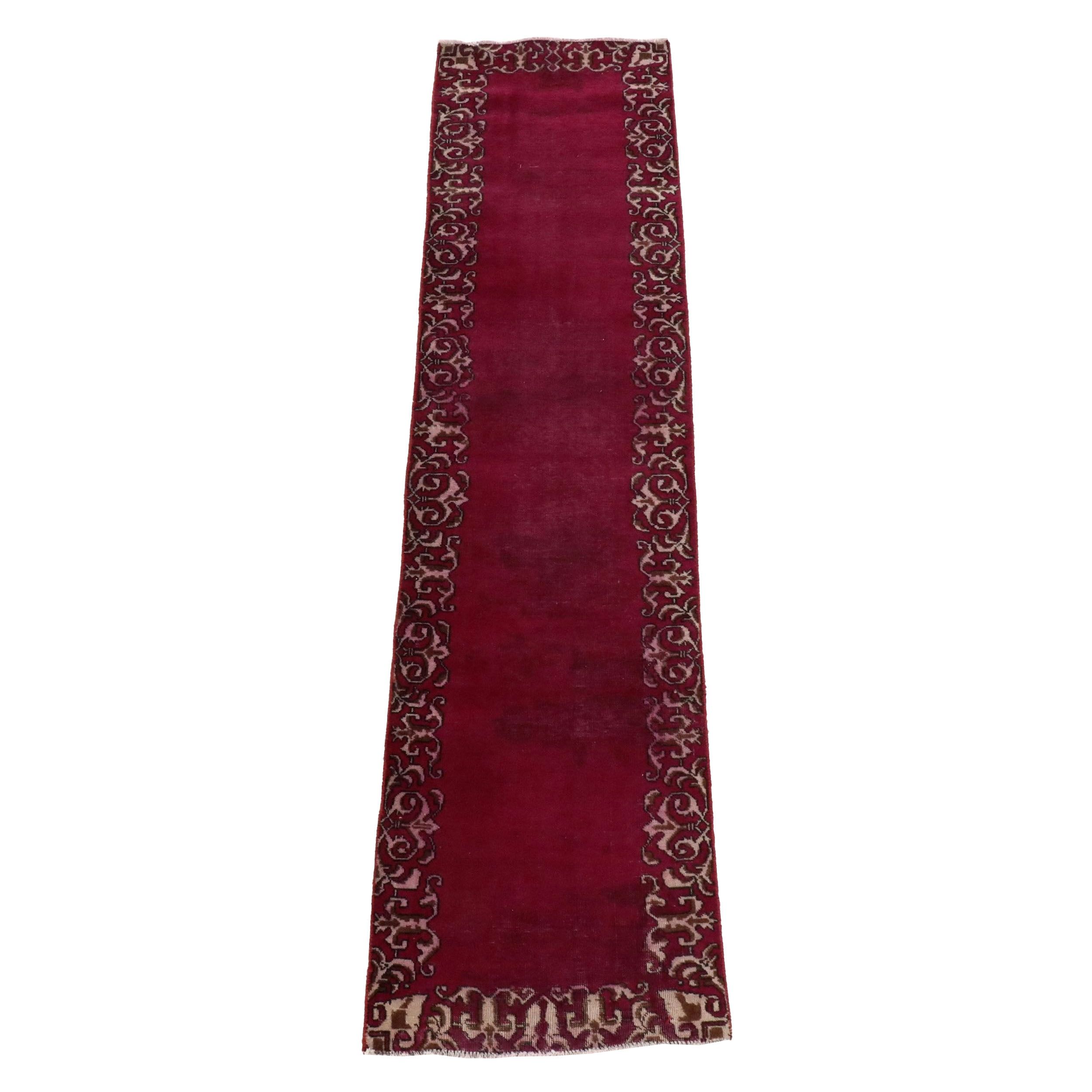 2'5 x 10'4 Hand-Knotted Sino-Persian Tabriz Carpet Runner