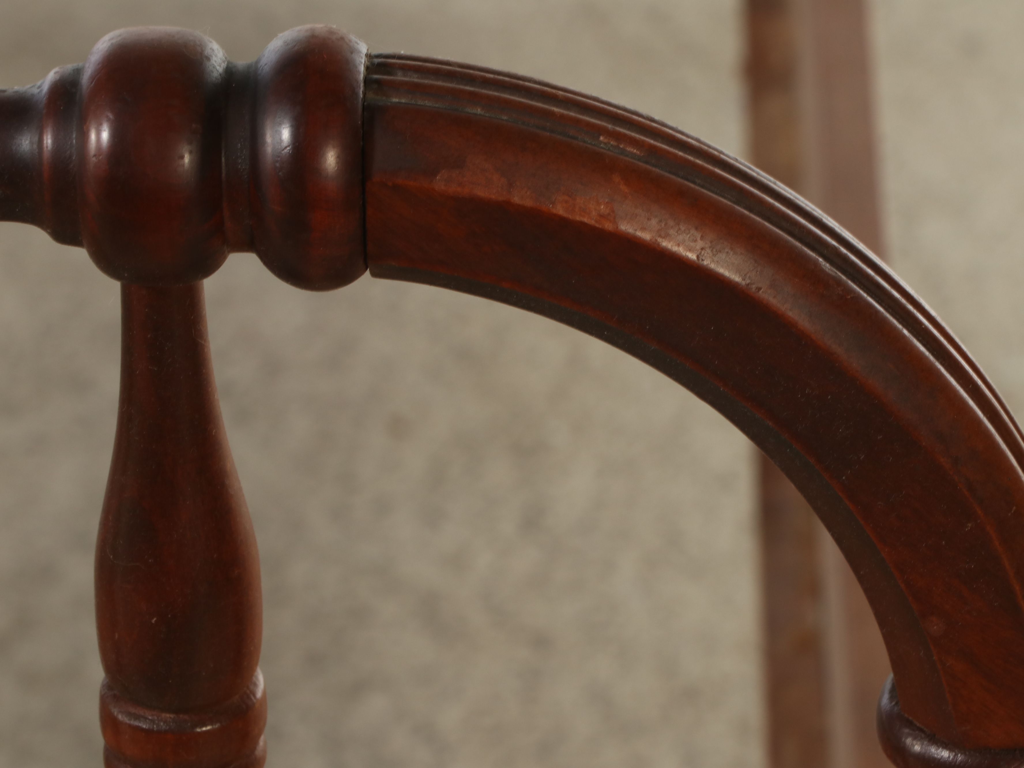 Jenny Lind Style Walnut Bed Frame, Early 20th Century