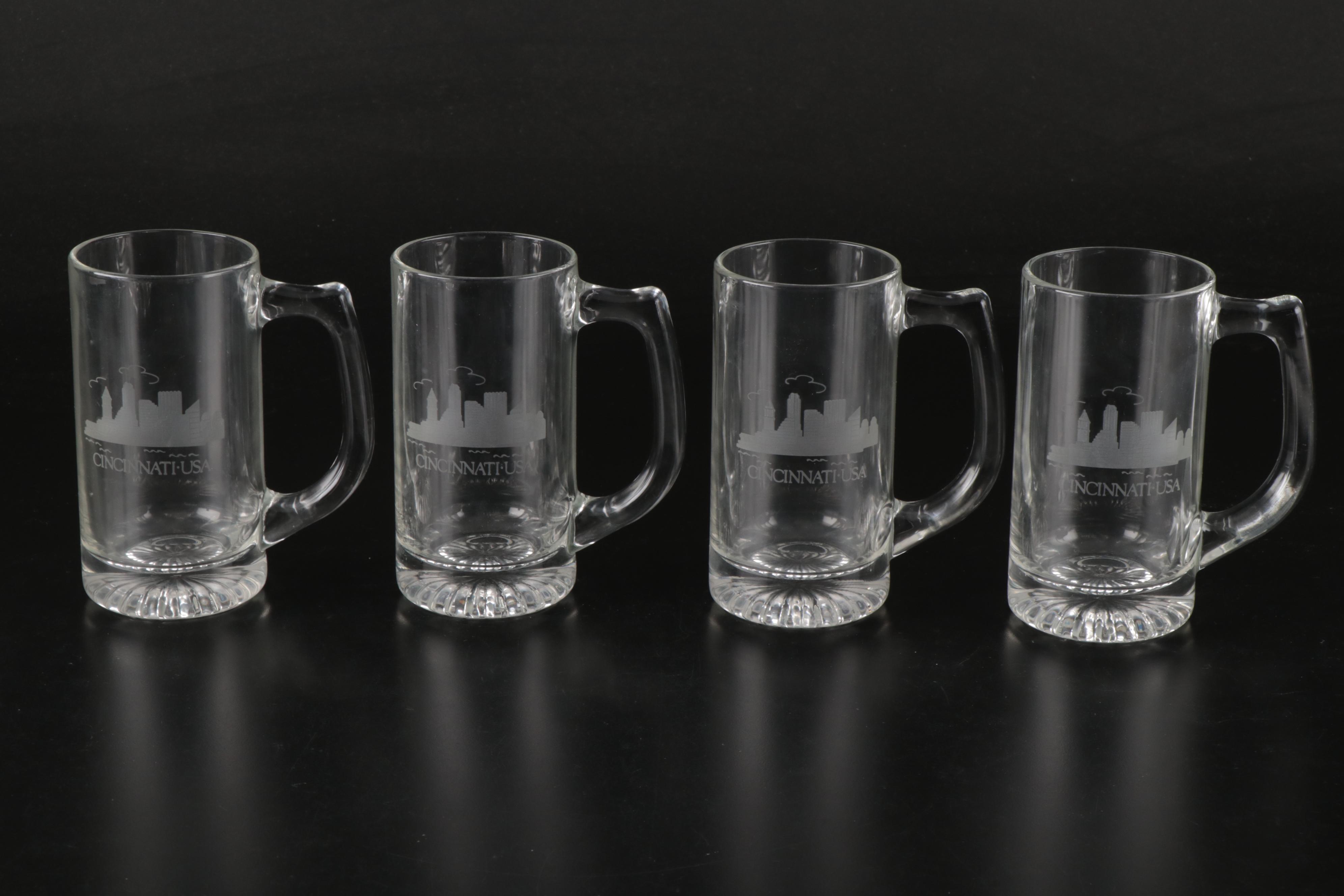 Wilton Armetale Stainless Steel Tray and Bowl with Other Metal and Glass Barware