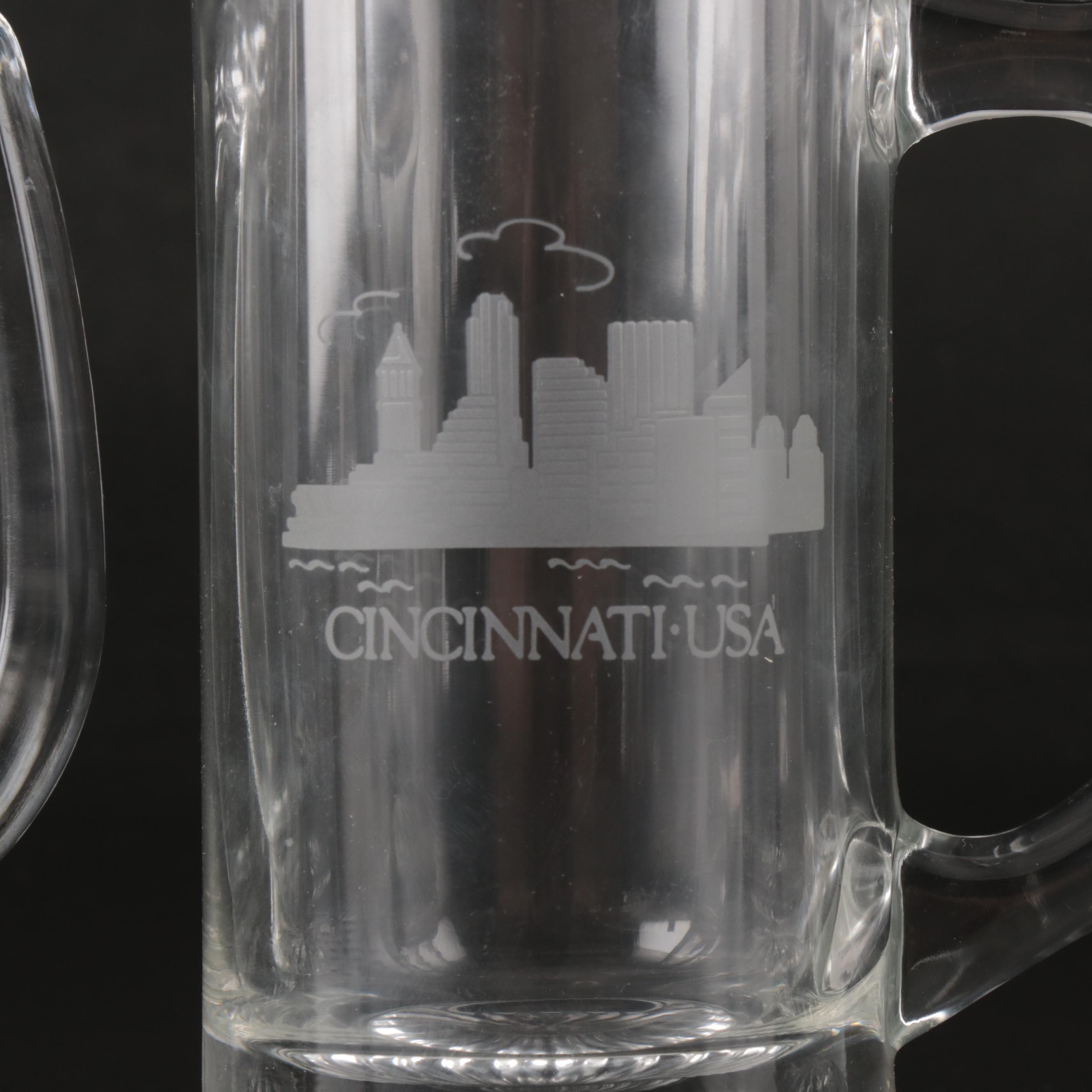 Wilton Armetale Stainless Steel Tray and Bowl with Other Metal and Glass Barware