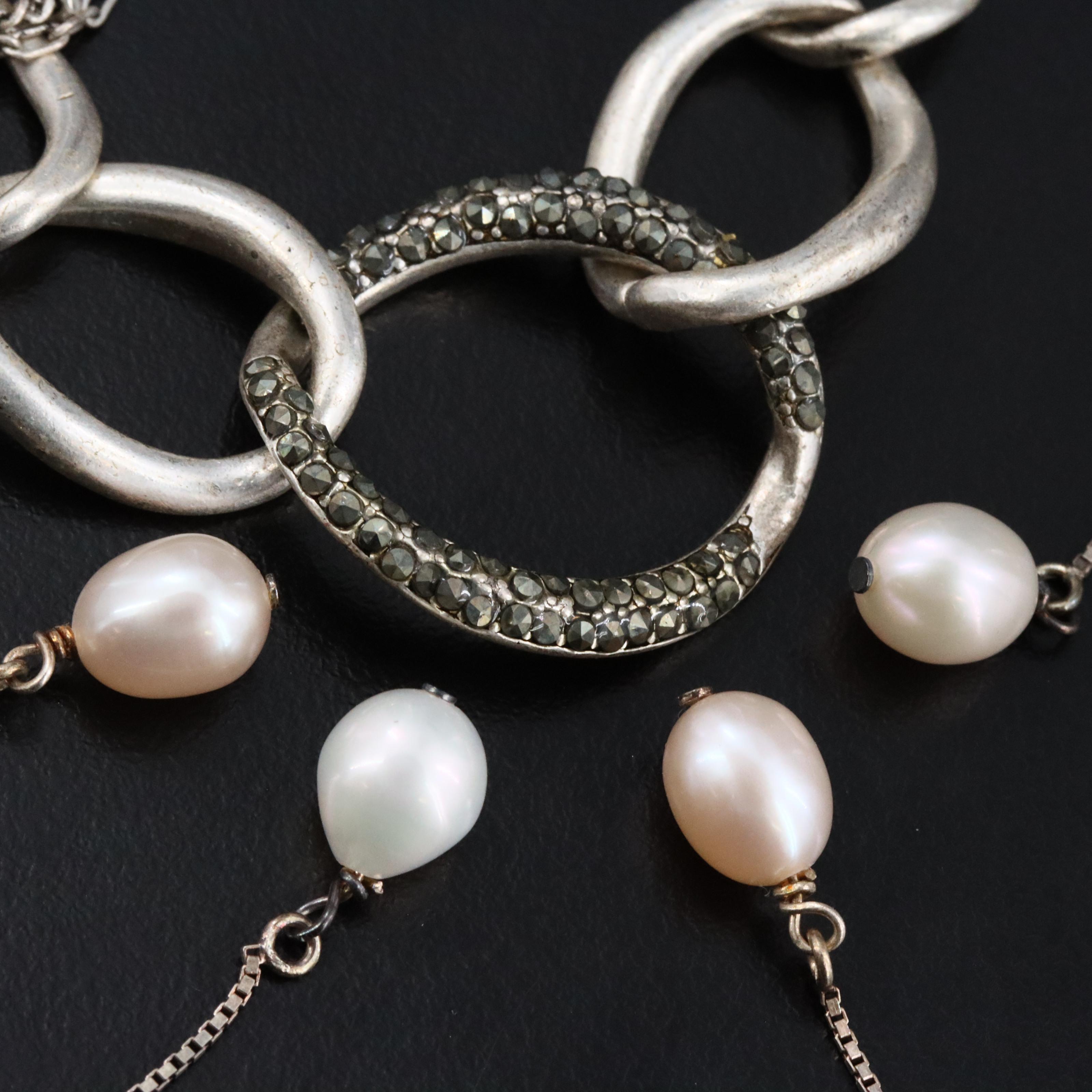 Jewelry Collection Featuring Sterling, Kenneth Cole and Pearls